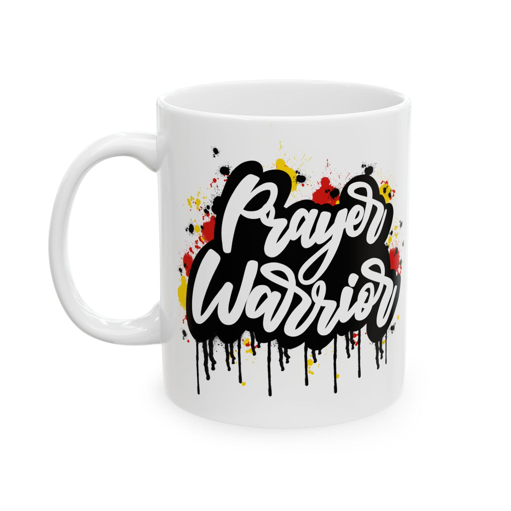 Prayer Warrior Street Art Script Design (11oz, 15oz)