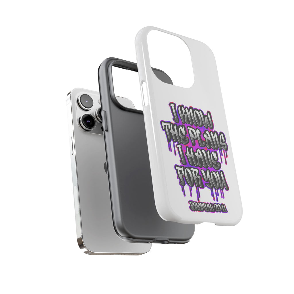 Jeremiah 29:11 Phone Case — "I Know The Plans I Have For You" Christian Bible Verse Protective Case