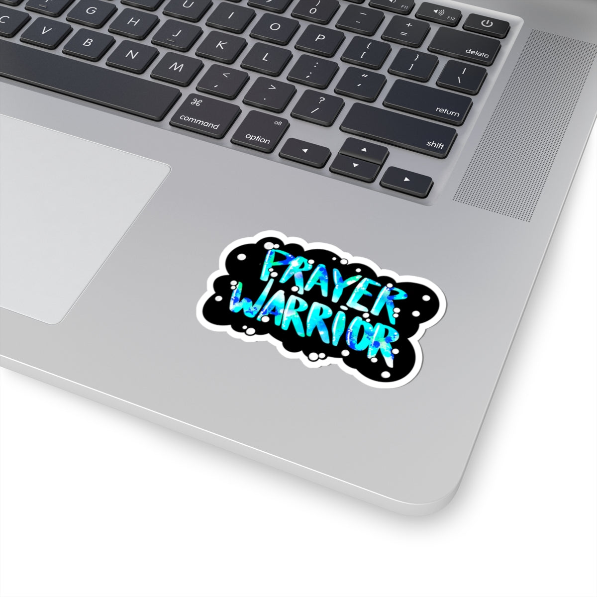 Prayer Warrior Sticker — Faith-Inspired Kiss-Cut Decal