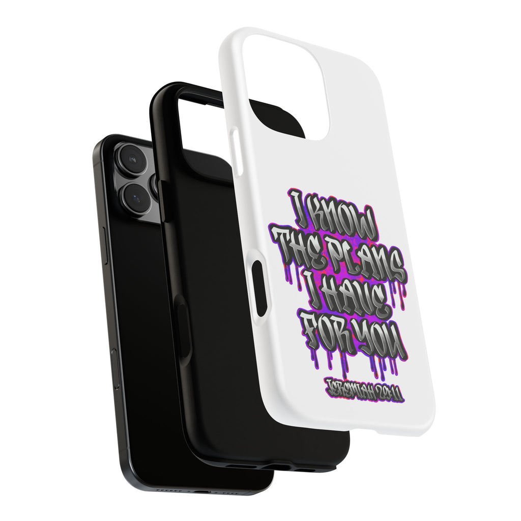 Jeremiah 29:11 Phone Case — "I Know The Plans I Have For You" Christian Bible Verse Protective Case