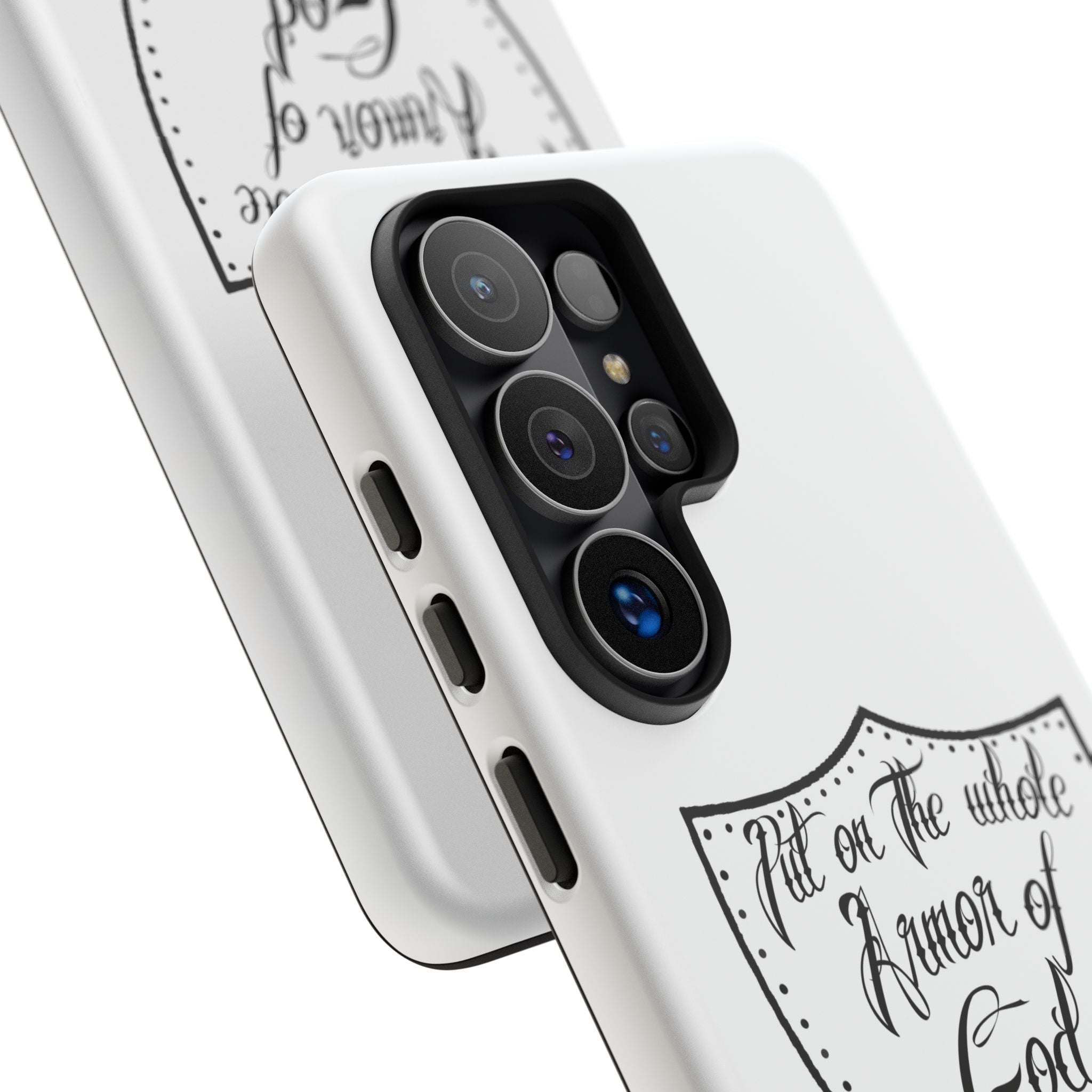 Armor of God Phone Case — Ephesians 6:11 Christian Floral Protective Cover
