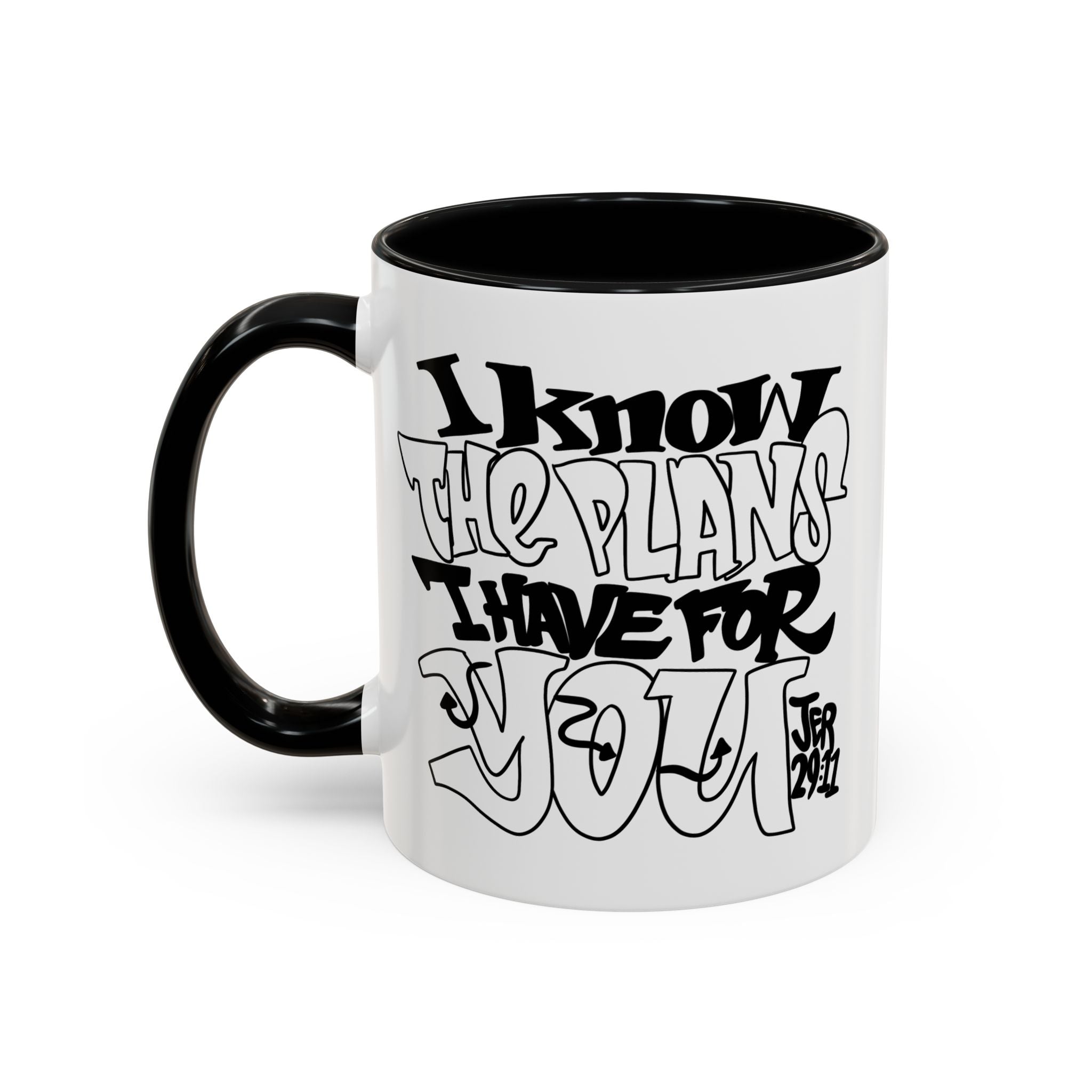 I Know The Plans I Have For You Mug — Inspirational Accent Coffee Mug