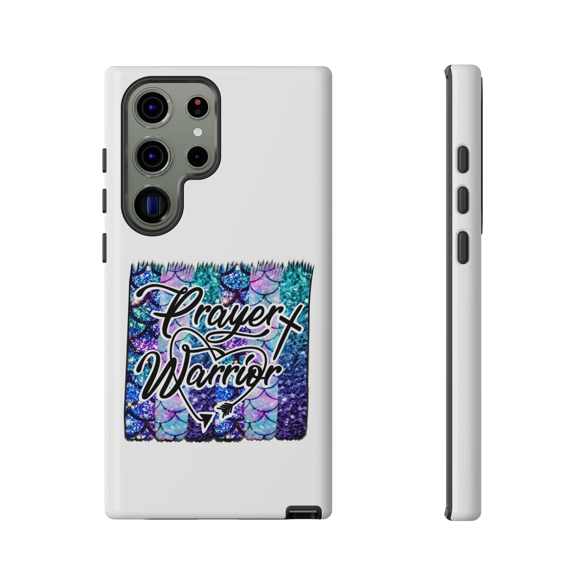 Prayer Warrior Phone Case — Faith-Inspired Tough Protective Cover