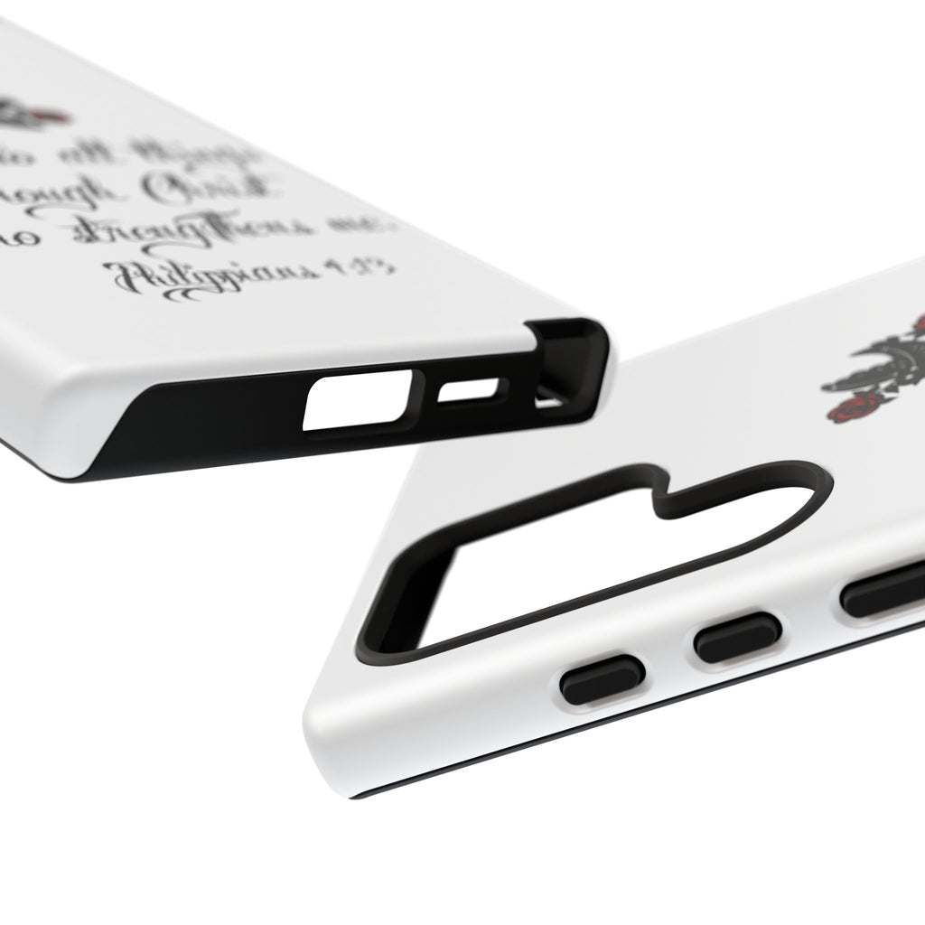 Christian Phone Case — "I can do all things through Christ" (Philippians 4:13)