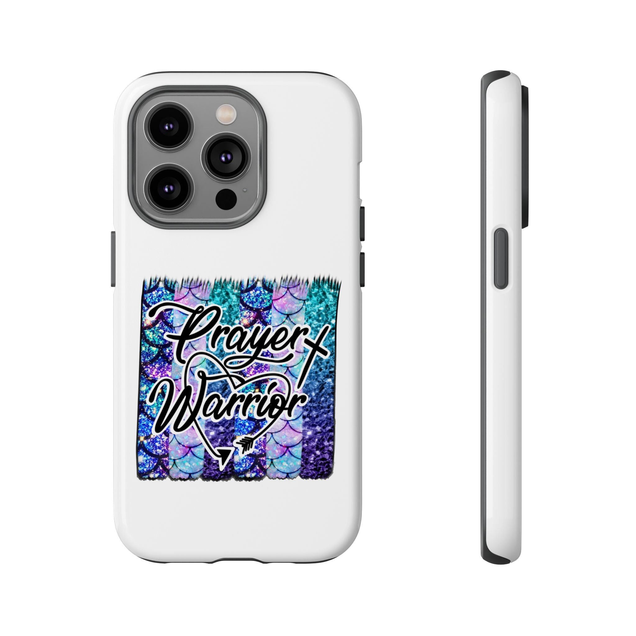 Prayer Warrior Phone Case — Faith-Inspired Tough Protective Cover