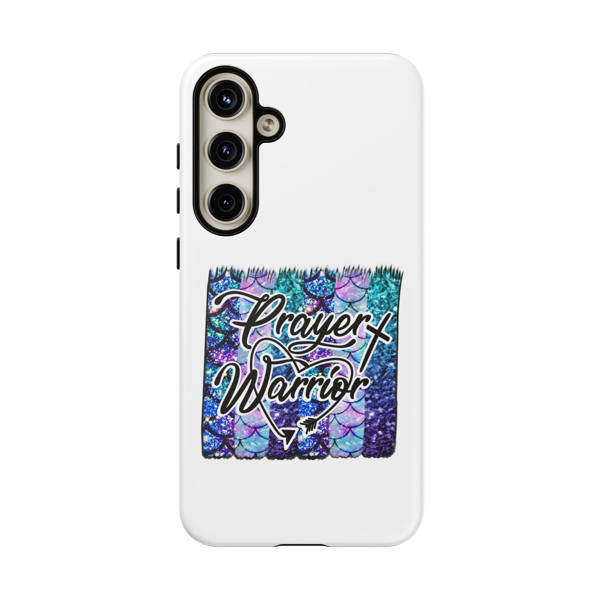 Prayer Warrior Phone Case — Faith-Inspired Tough Protective Cover