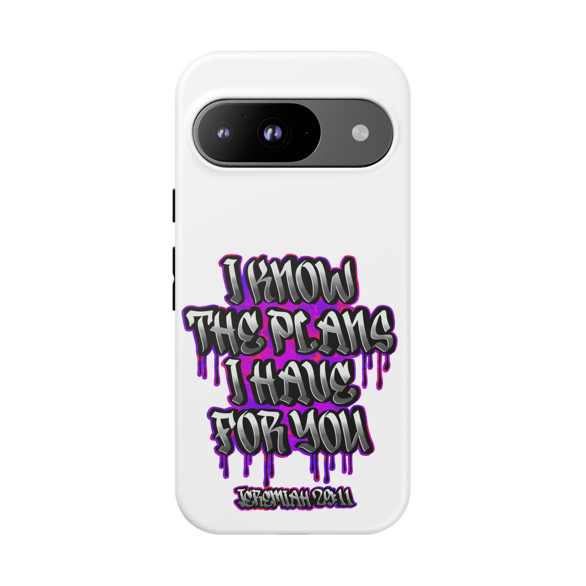Jeremiah 29:11 Phone Case — "I Know The Plans I Have For You" Christian Bible Verse Protective Case