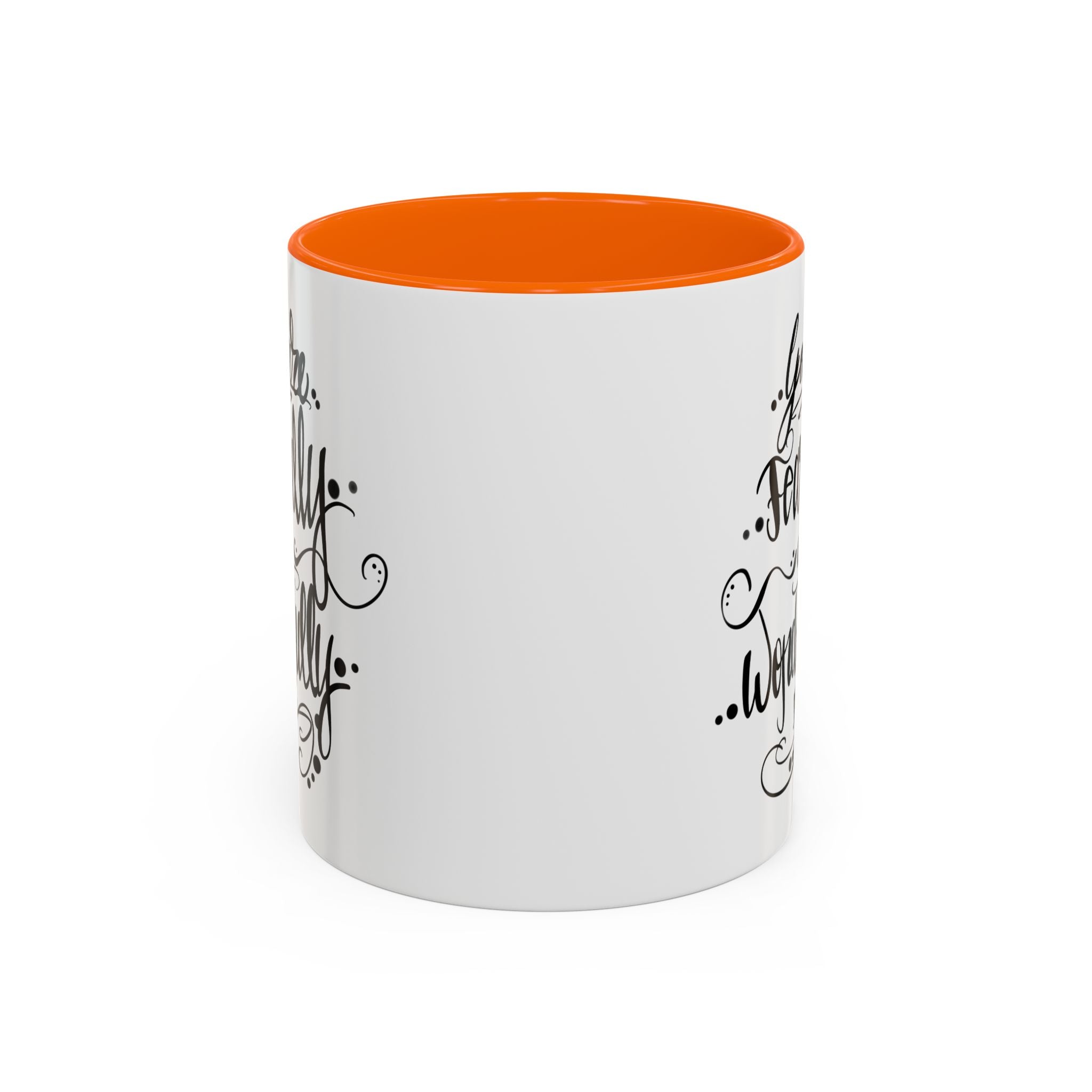 Inspirational Coffee Mug — "You Are Fearfully and Wonderfully Made" Accent Mug