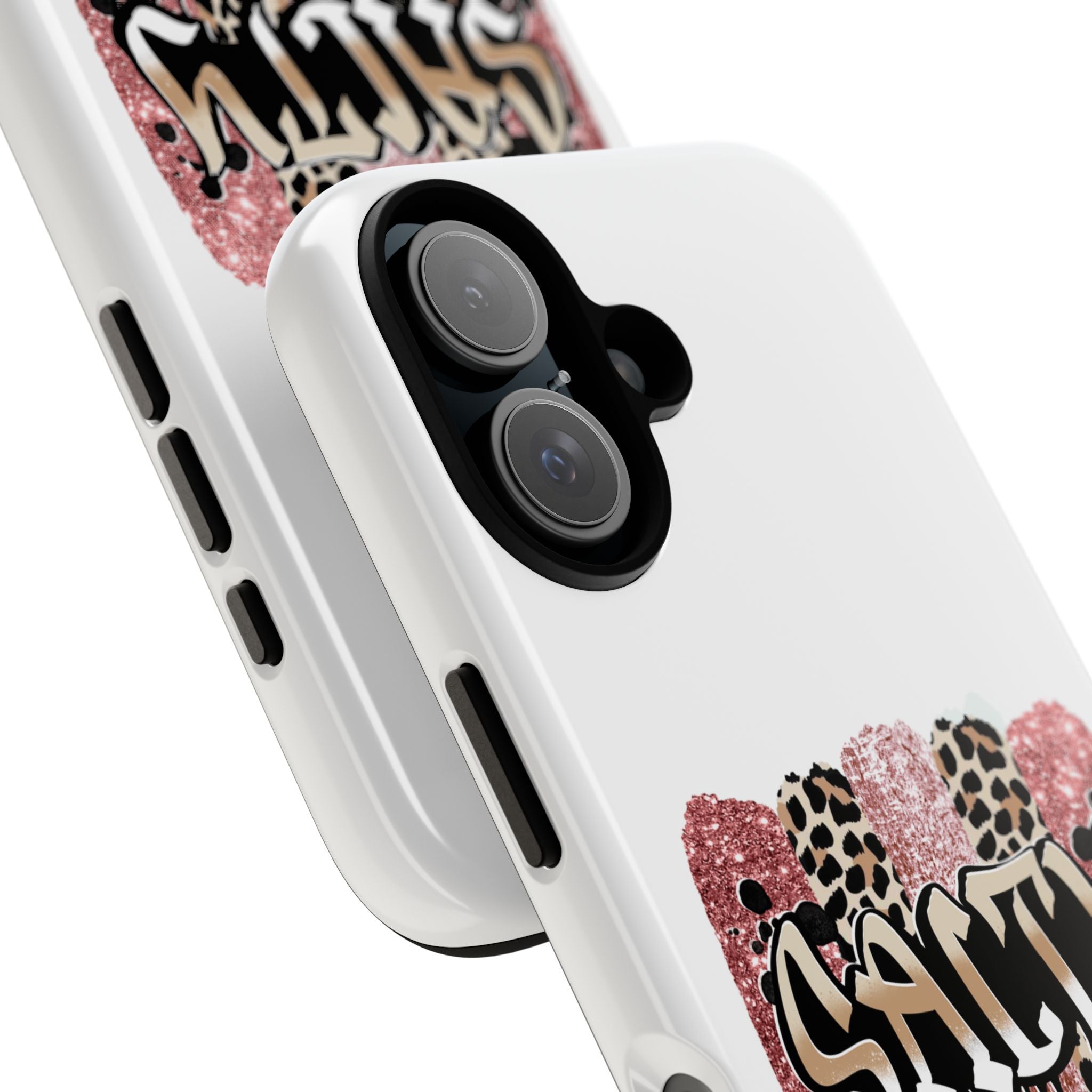 Salty Matthew 5:13 Scripture Leopard Pink Glitter Tough Case — Matthew 5:13 Scripture Phone Cover