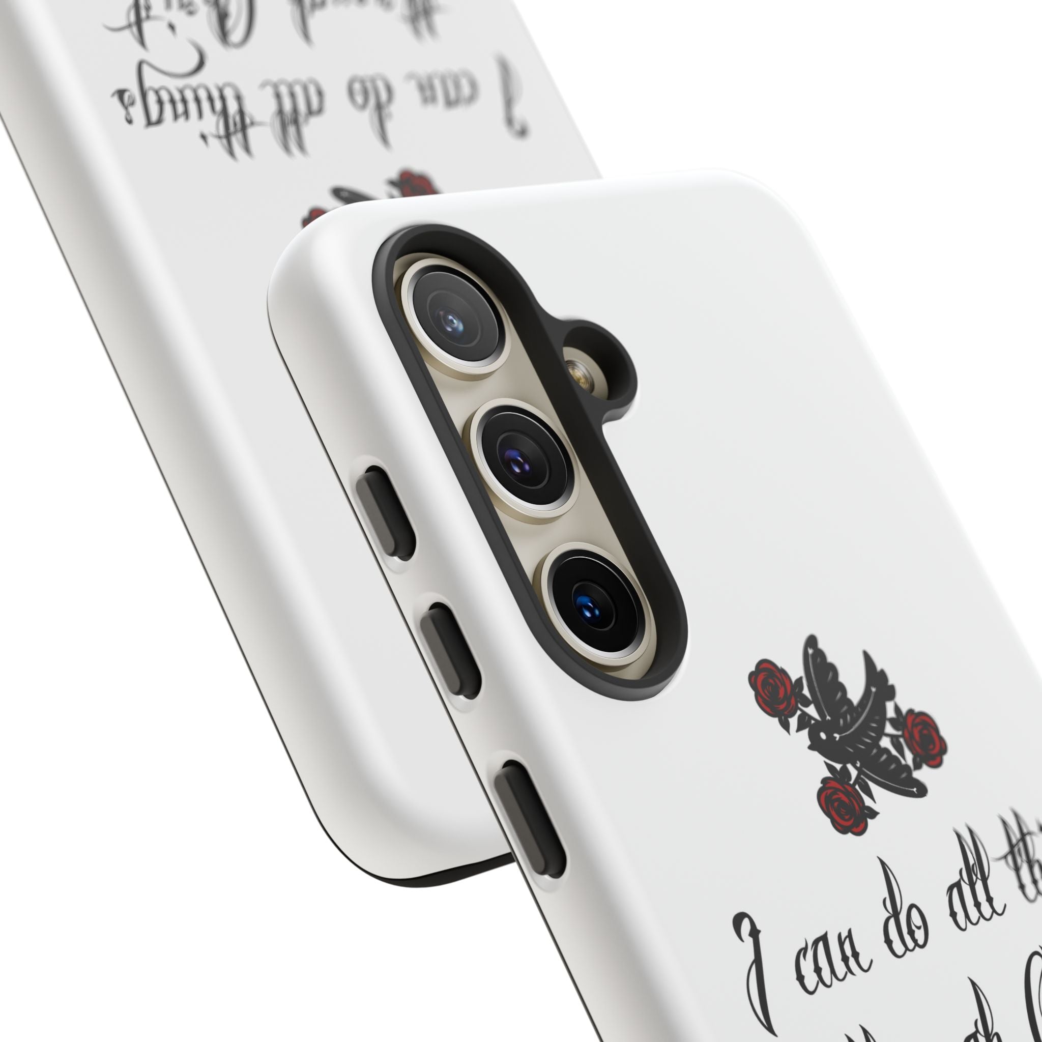 Christian Phone Case — "I can do all things through Christ" (Philippians 4:13)