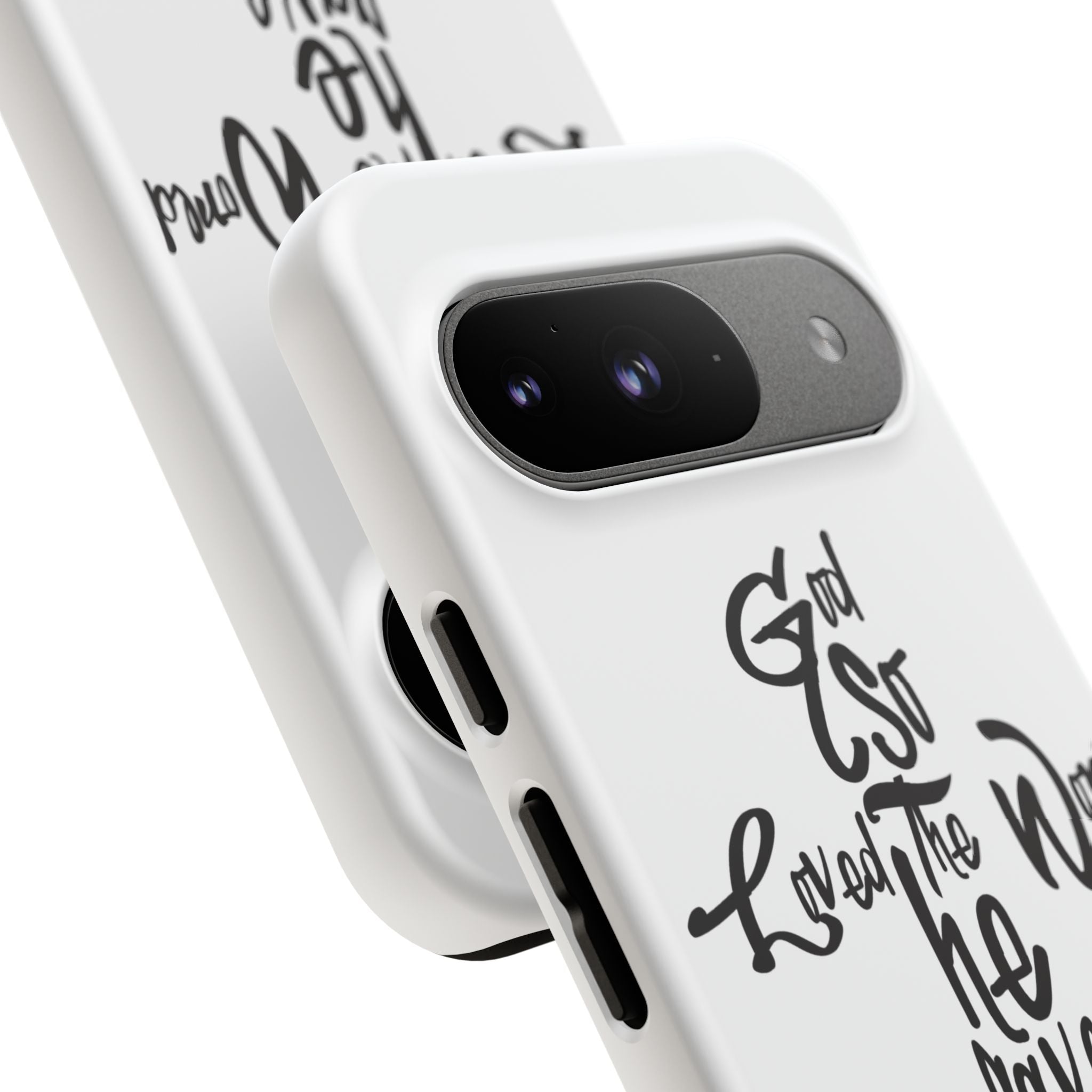 John 3:16 Bible Verse Christian Cross Phone Case — “God So Loved the World He Gave His Only Son”