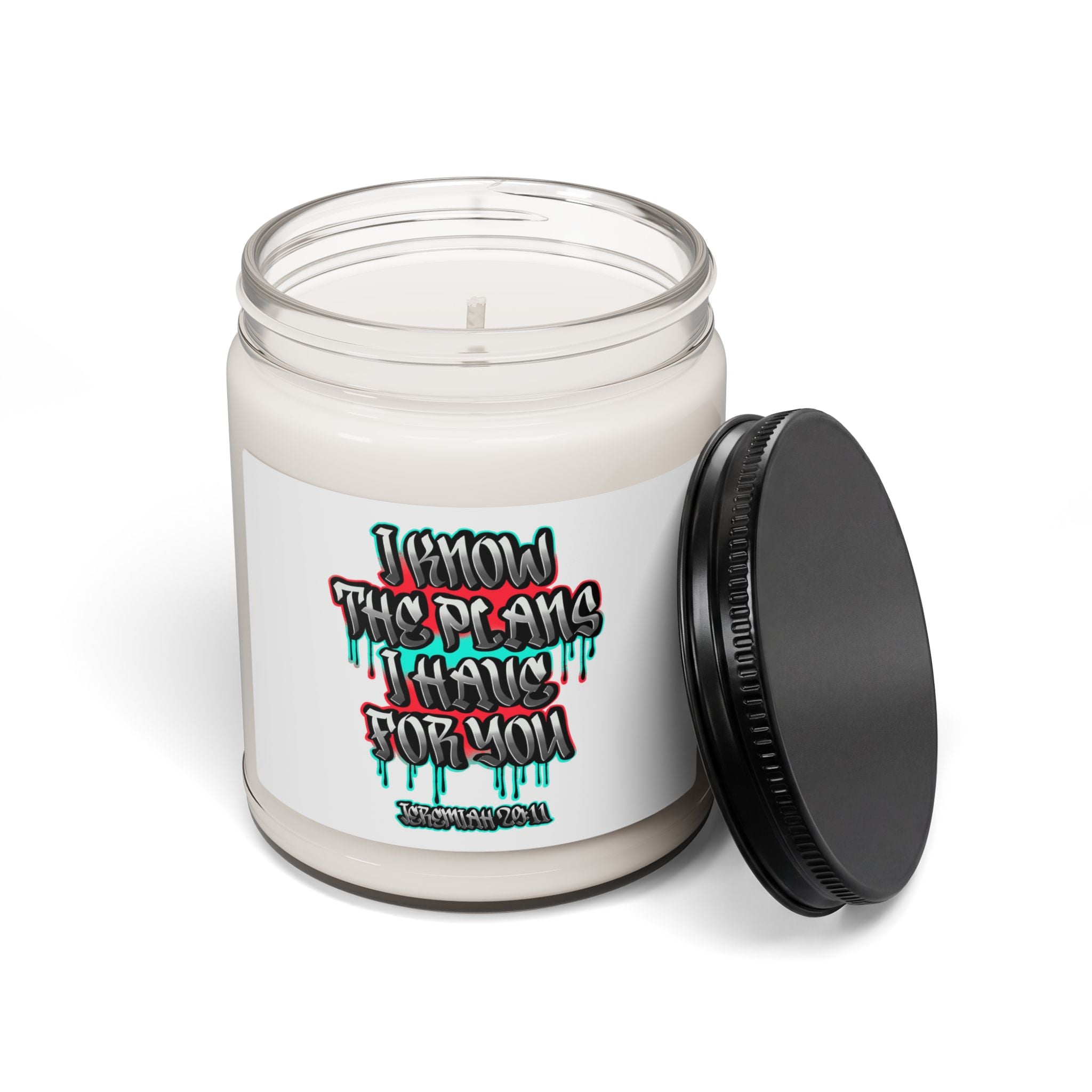 Jeremiah 29:11 Bible Verse Soy Candle — "I Know This Plans I Have For You" Scented 9oz