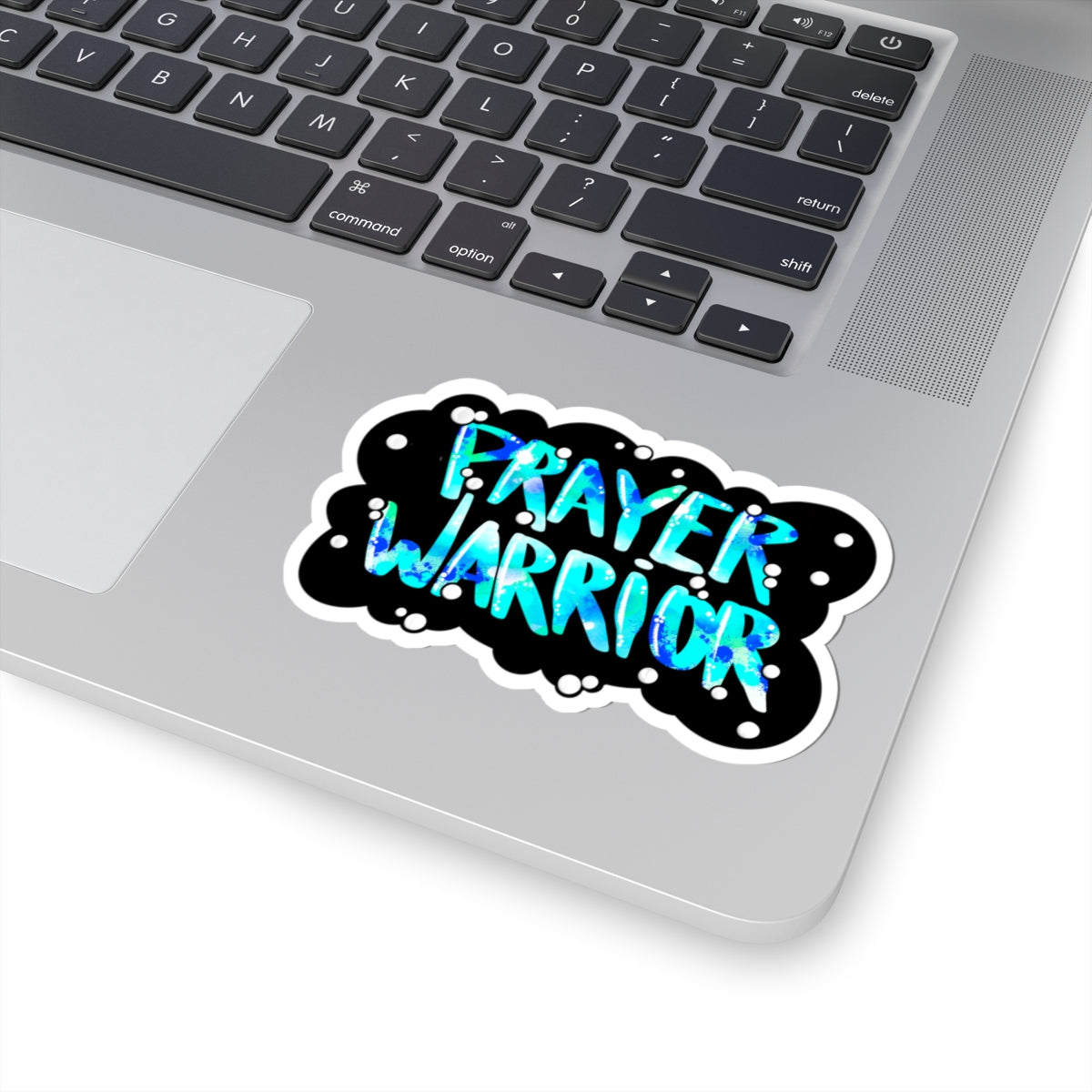 Prayer Warrior Sticker — Faith-Inspired Kiss-Cut Decal