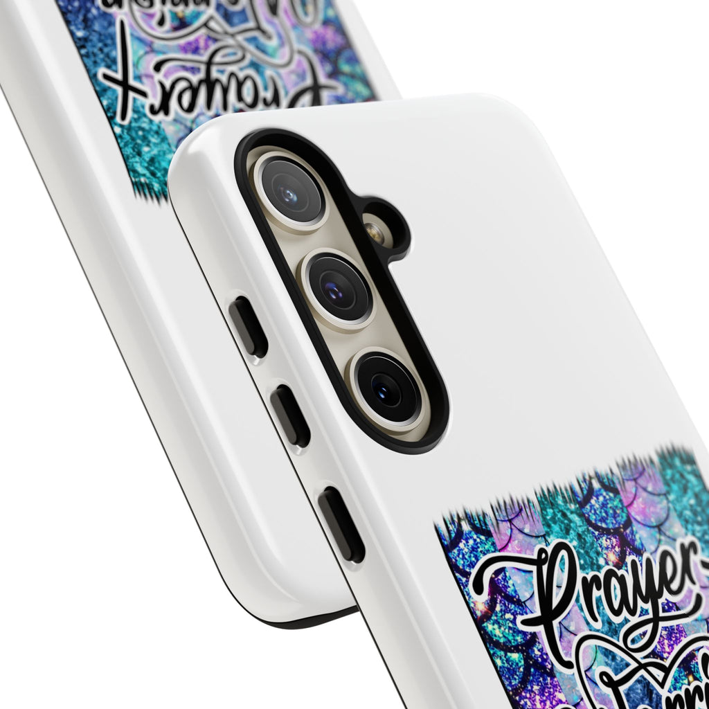 Prayer Warrior Phone Case — Faith-Inspired Tough Protective Cover