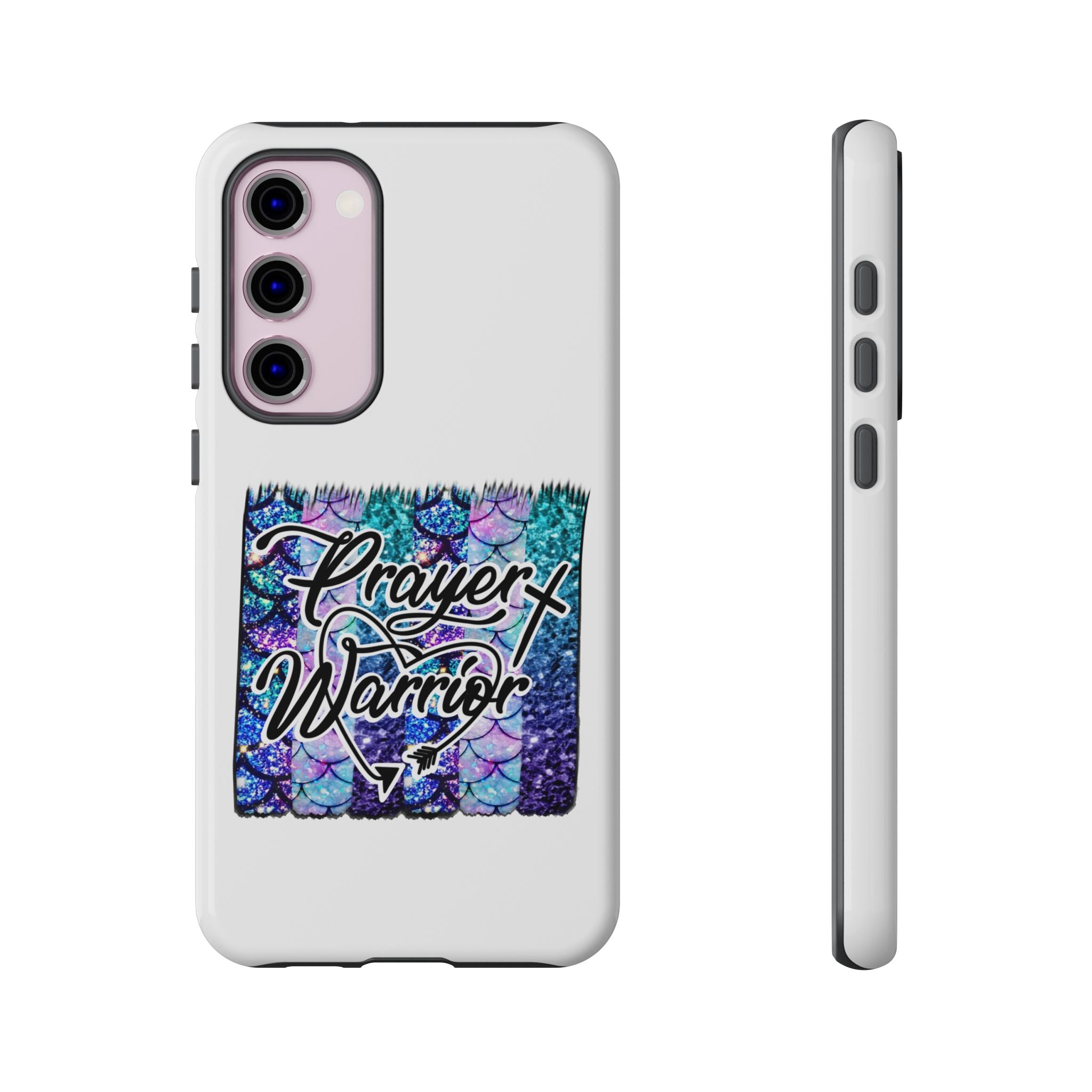 Prayer Warrior Phone Case — Faith-Inspired Tough Protective Cover