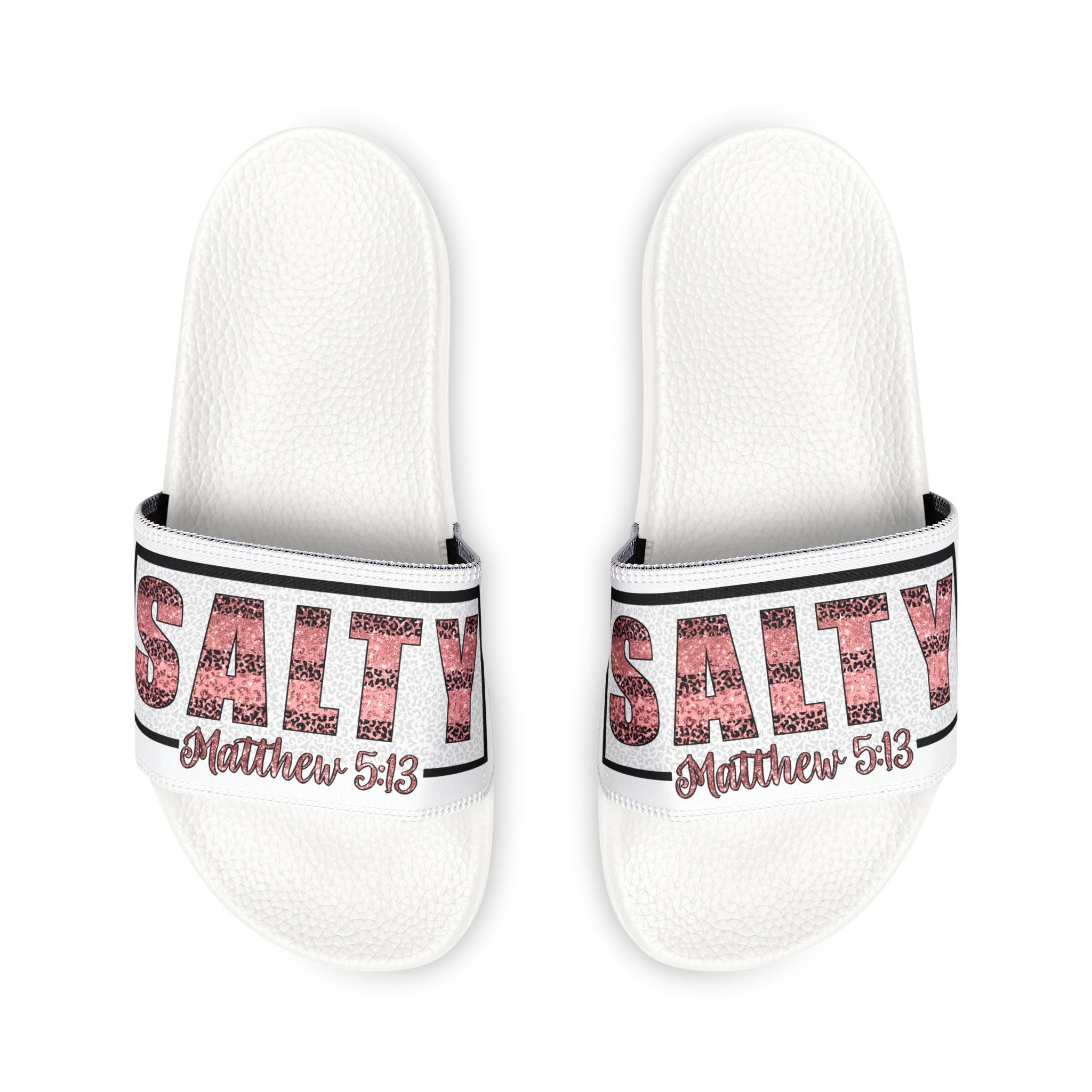 Salty Bible Verse Women's Removable-Strap Sandals