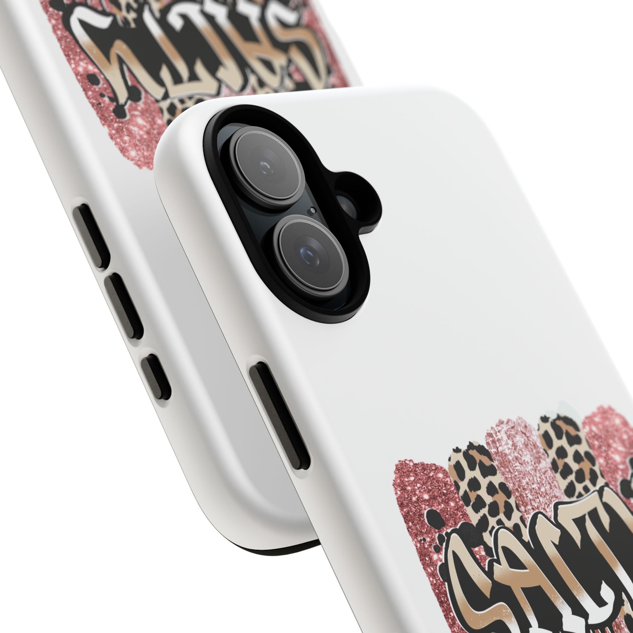 Salty Matthew 5:13 Scripture Leopard Pink Glitter Tough Case — Matthew 5:13 Scripture Phone Cover