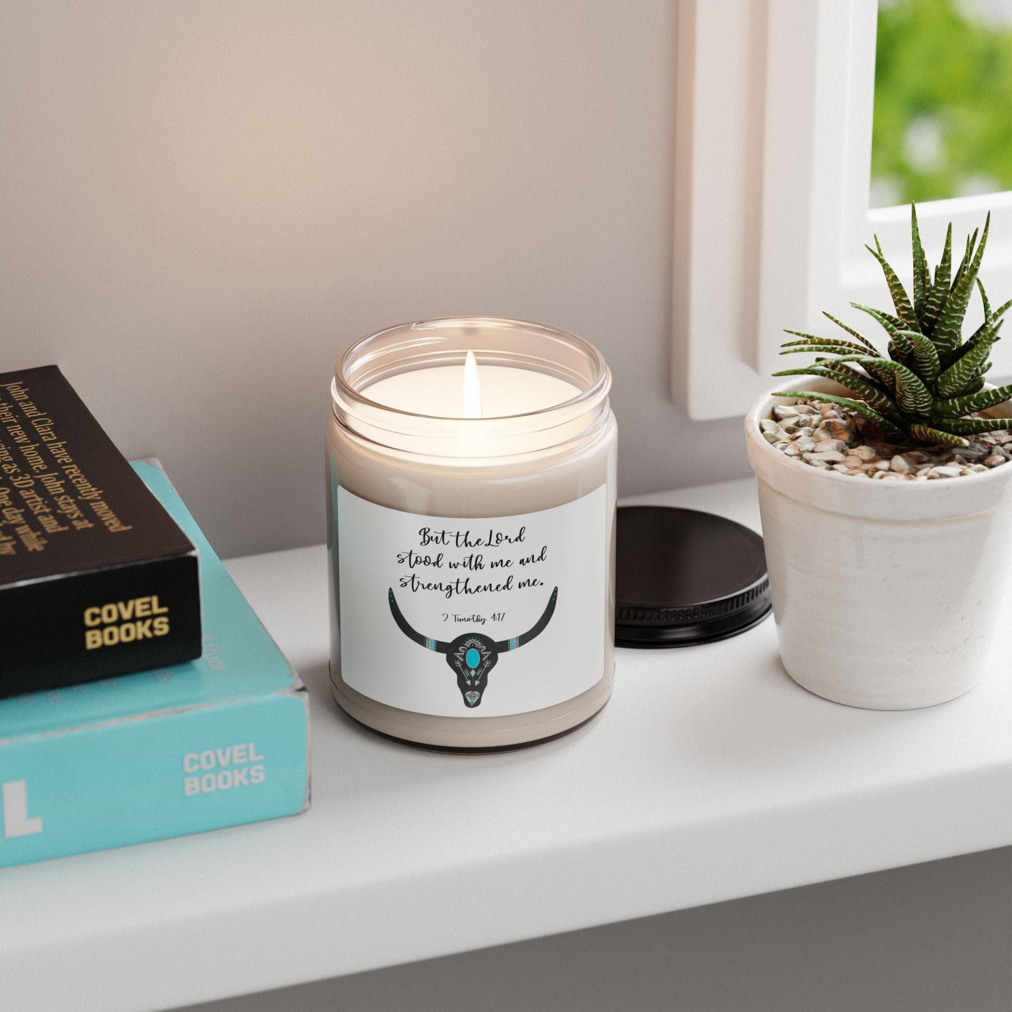Southwestern Bible Scripture Scented Soy Candle, 9oz