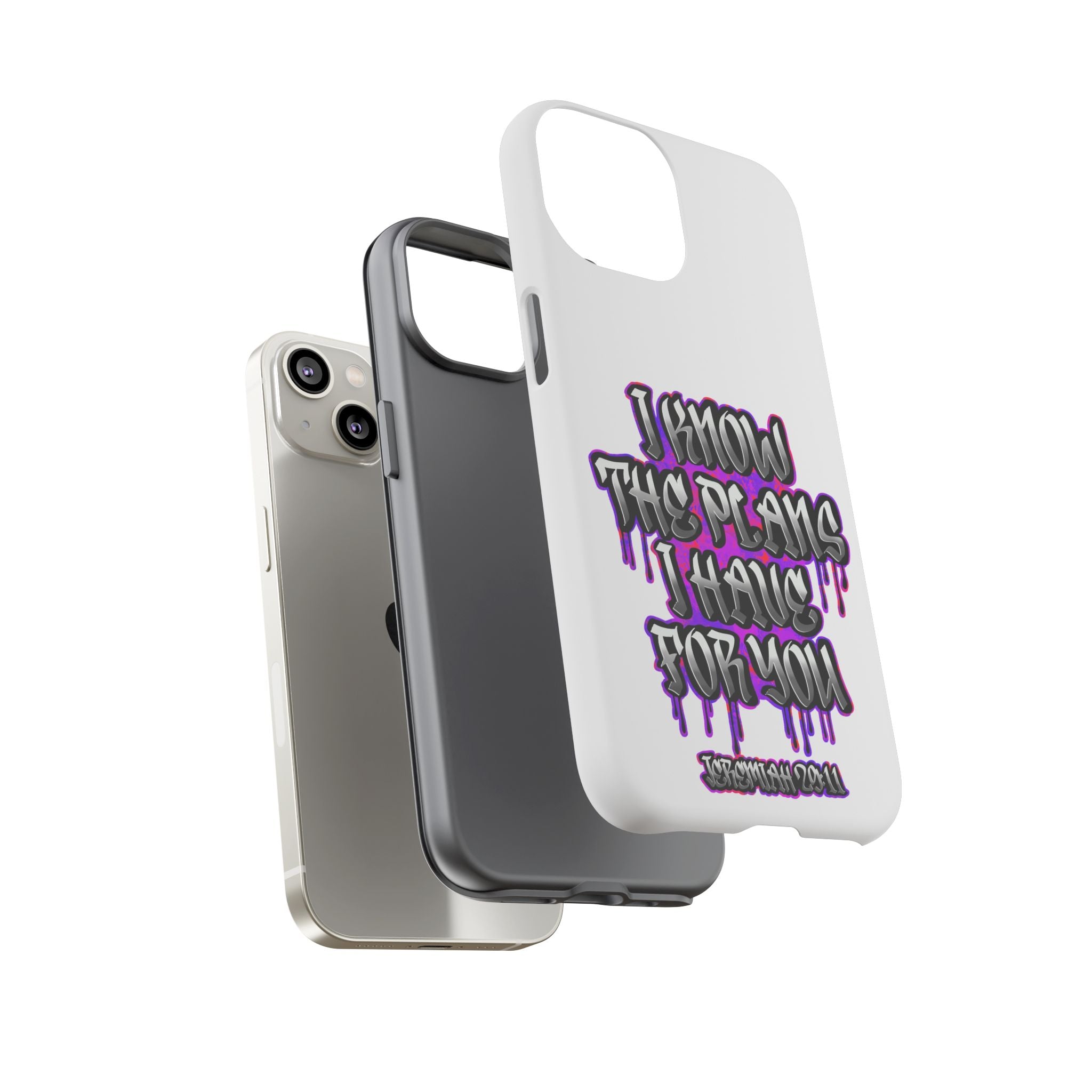 Jeremiah 29:11 Phone Case — "I Know The Plans I Have For You" Christian Bible Verse Protective Case