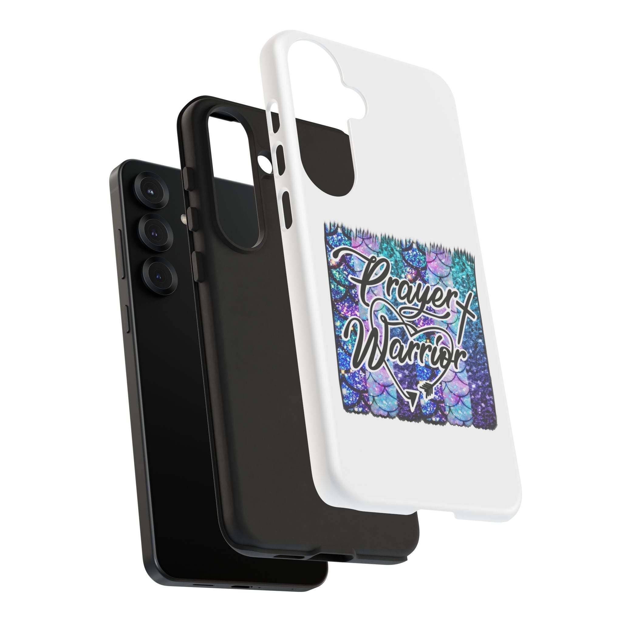 Prayer Warrior Phone Case — Faith-Inspired Tough Protective Cover