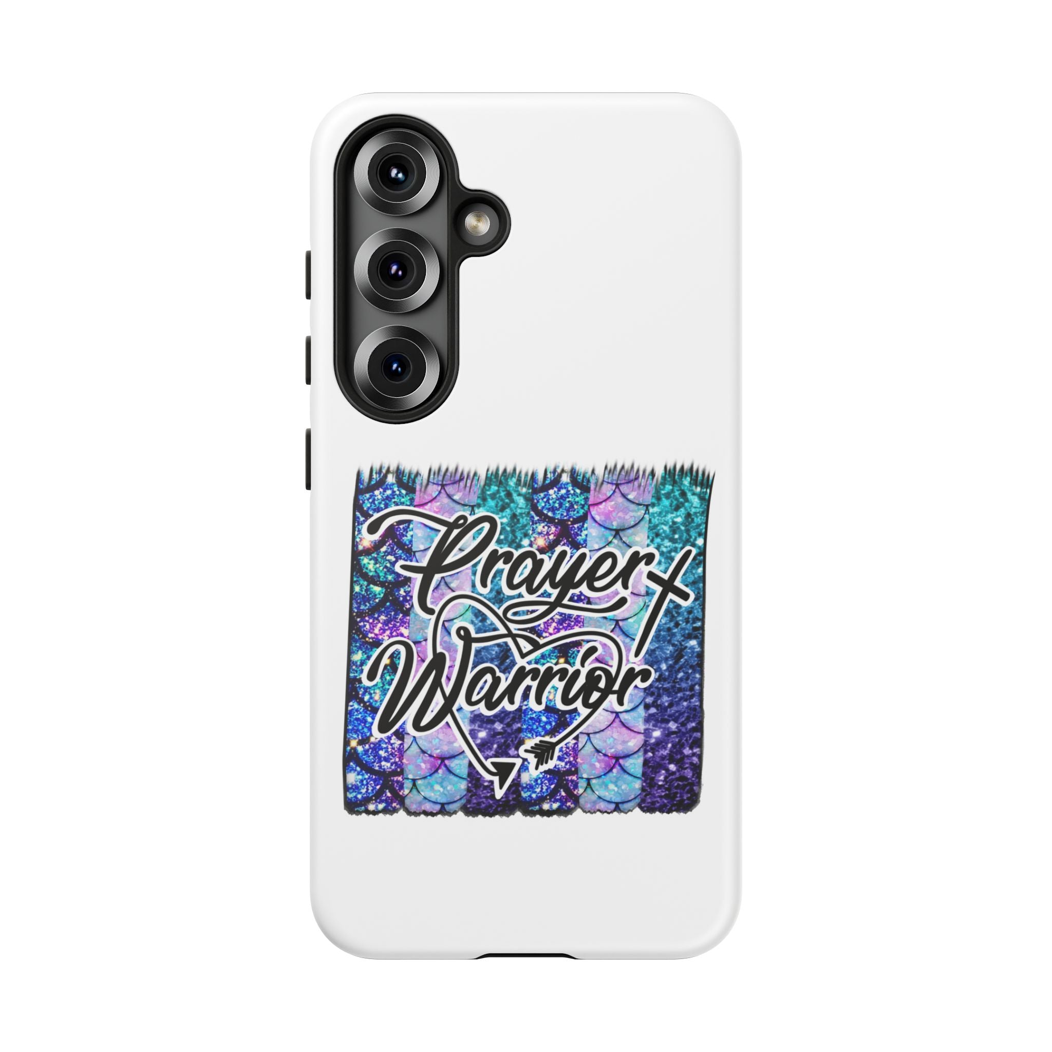 Prayer Warrior Phone Case — Faith-Inspired Tough Protective Cover