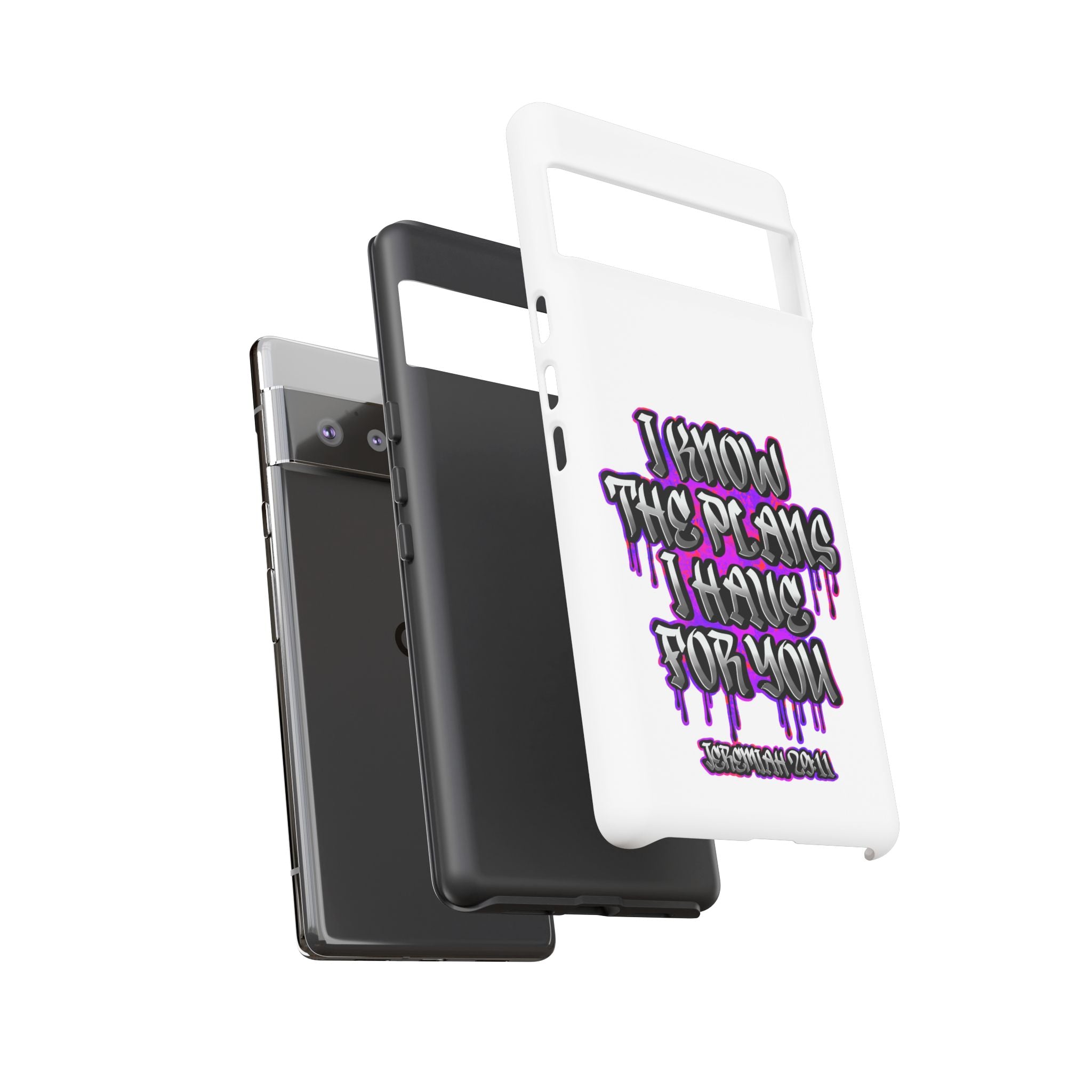 Jeremiah 29:11 Phone Case — "I Know The Plans I Have For You" Christian Bible Verse Protective Case