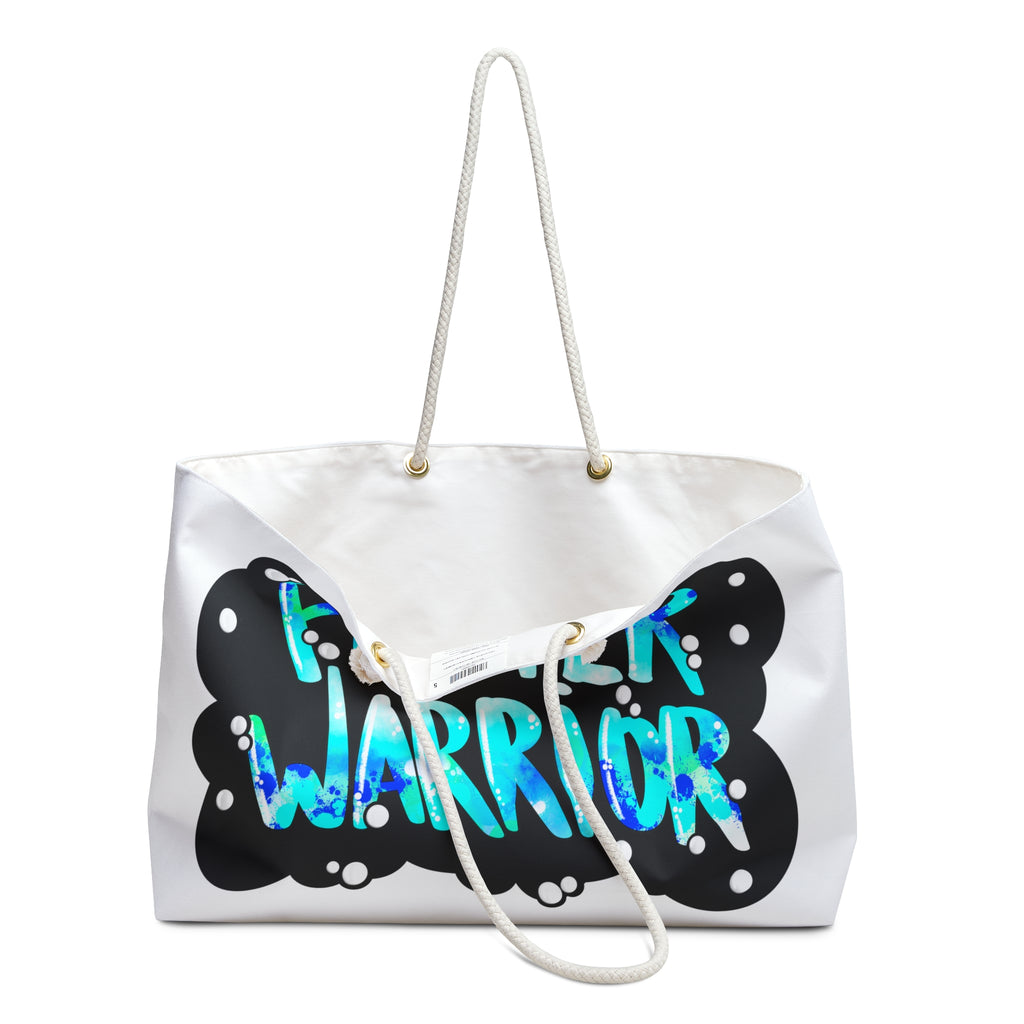 Weekender Bag — "Prayer Warrior" Graphic Travel Tote