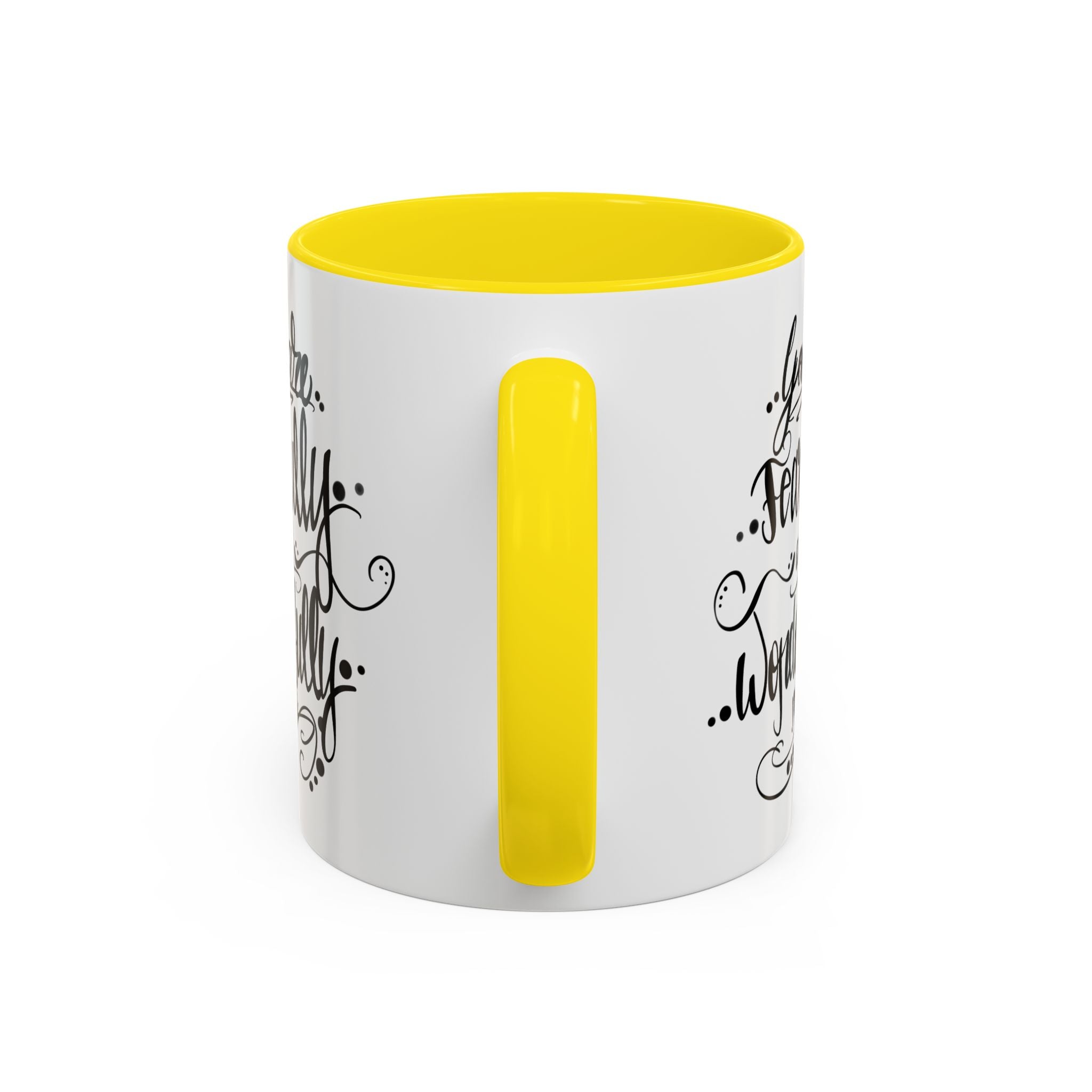 Inspirational Coffee Mug — "You Are Fearfully and Wonderfully Made" Accent Mug