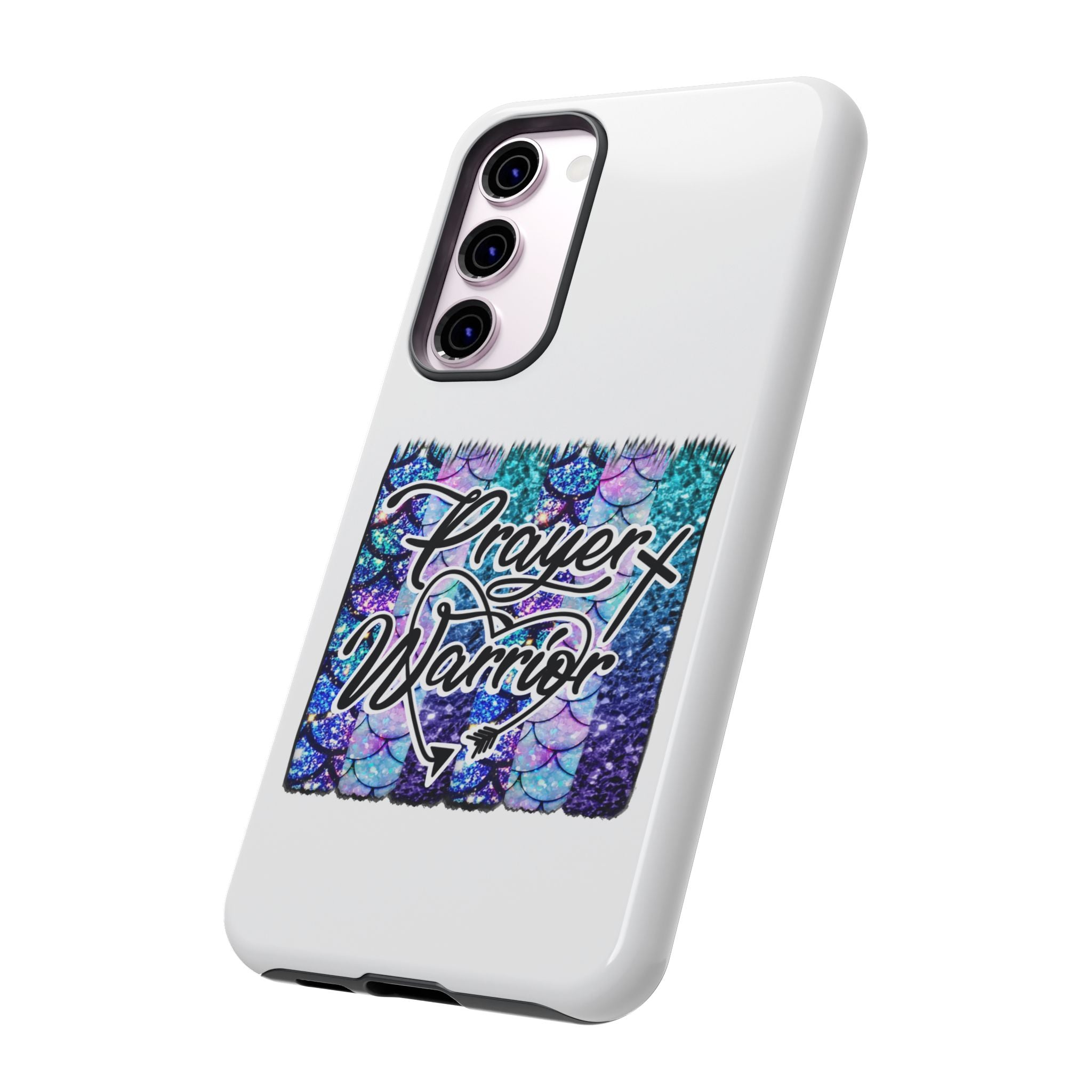 Prayer Warrior Phone Case — Faith-Inspired Tough Protective Cover
