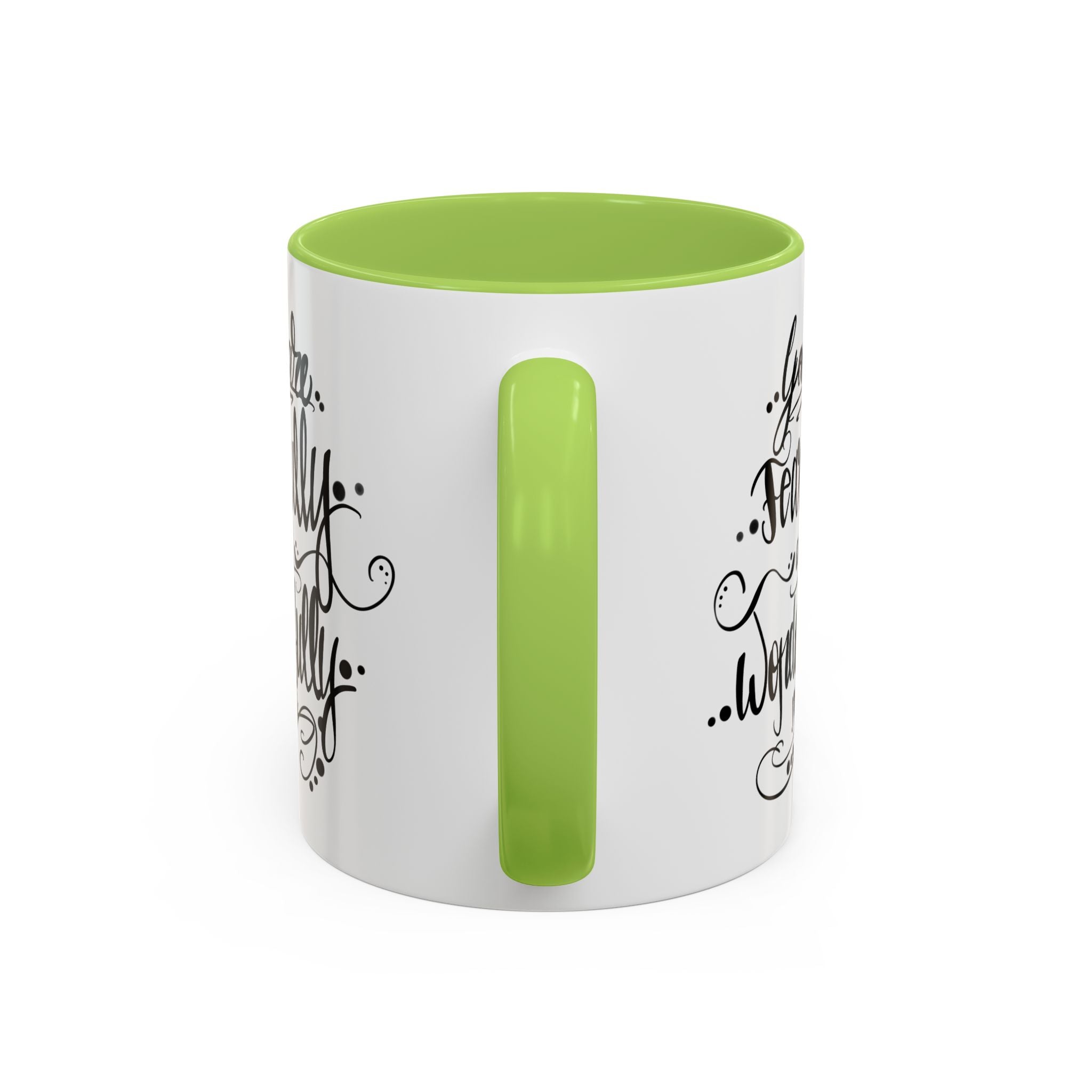 Inspirational Coffee Mug — "You Are Fearfully and Wonderfully Made" Accent Mug