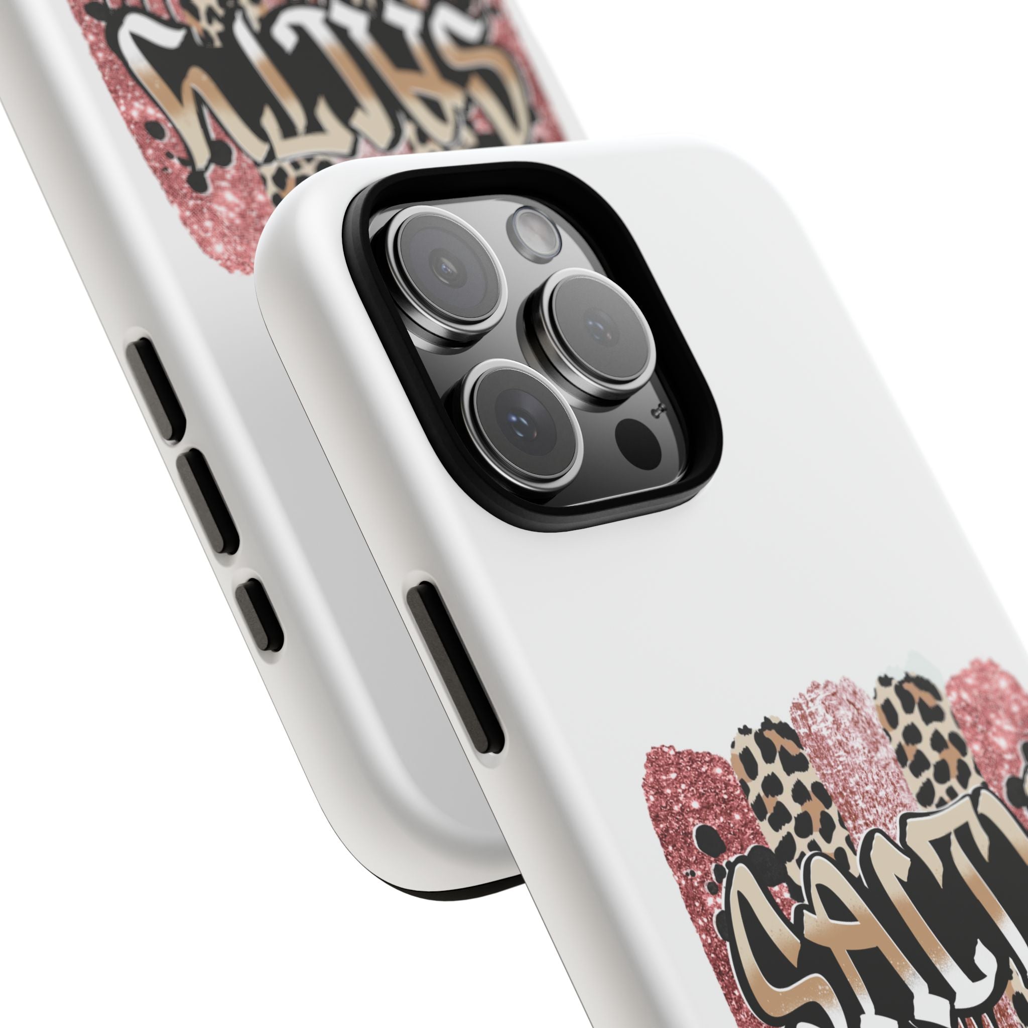 Salty Matthew 5:13 Scripture Leopard Pink Glitter Tough Case — Matthew 5:13 Scripture Phone Cover