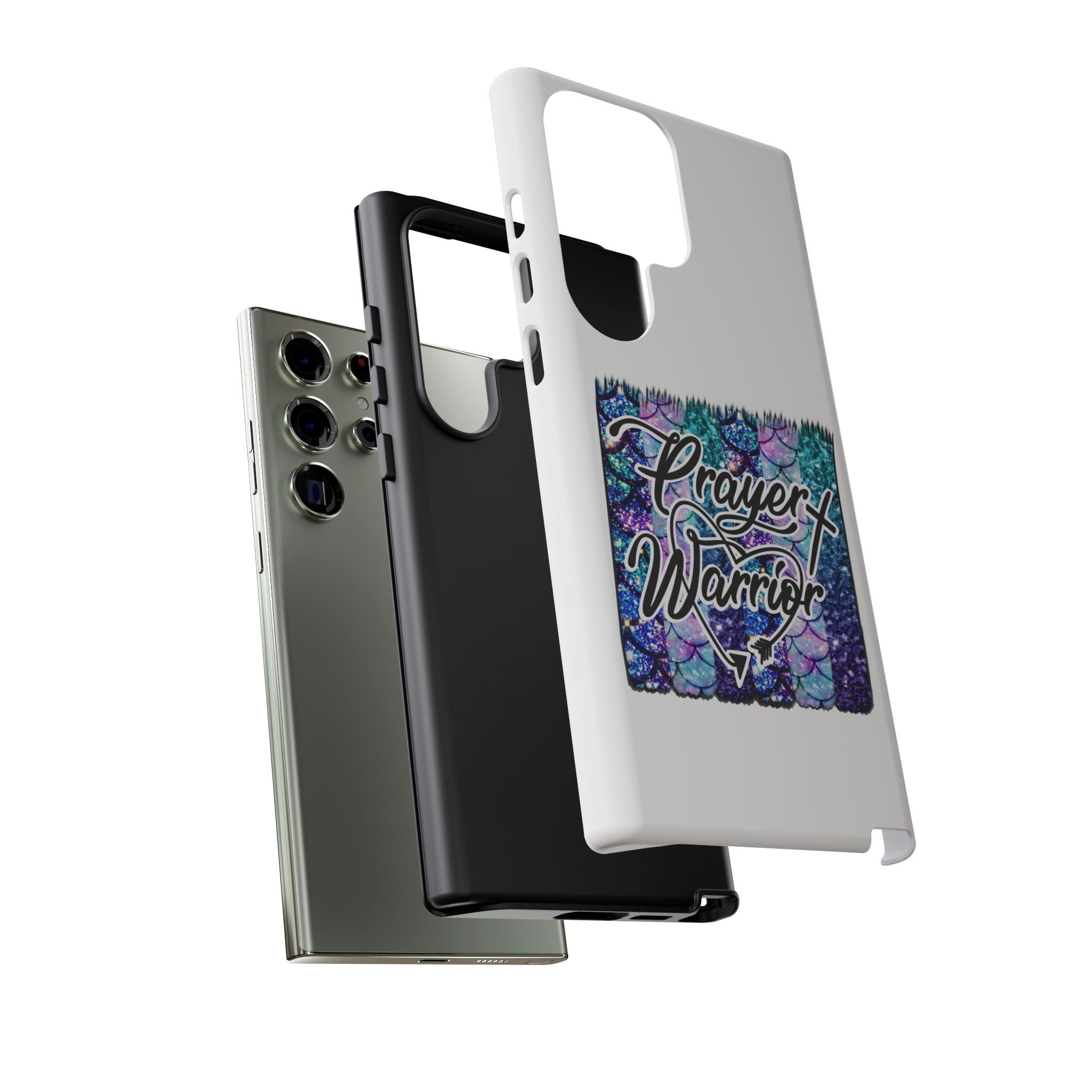 Prayer Warrior Phone Case — Faith-Inspired Tough Protective Cover