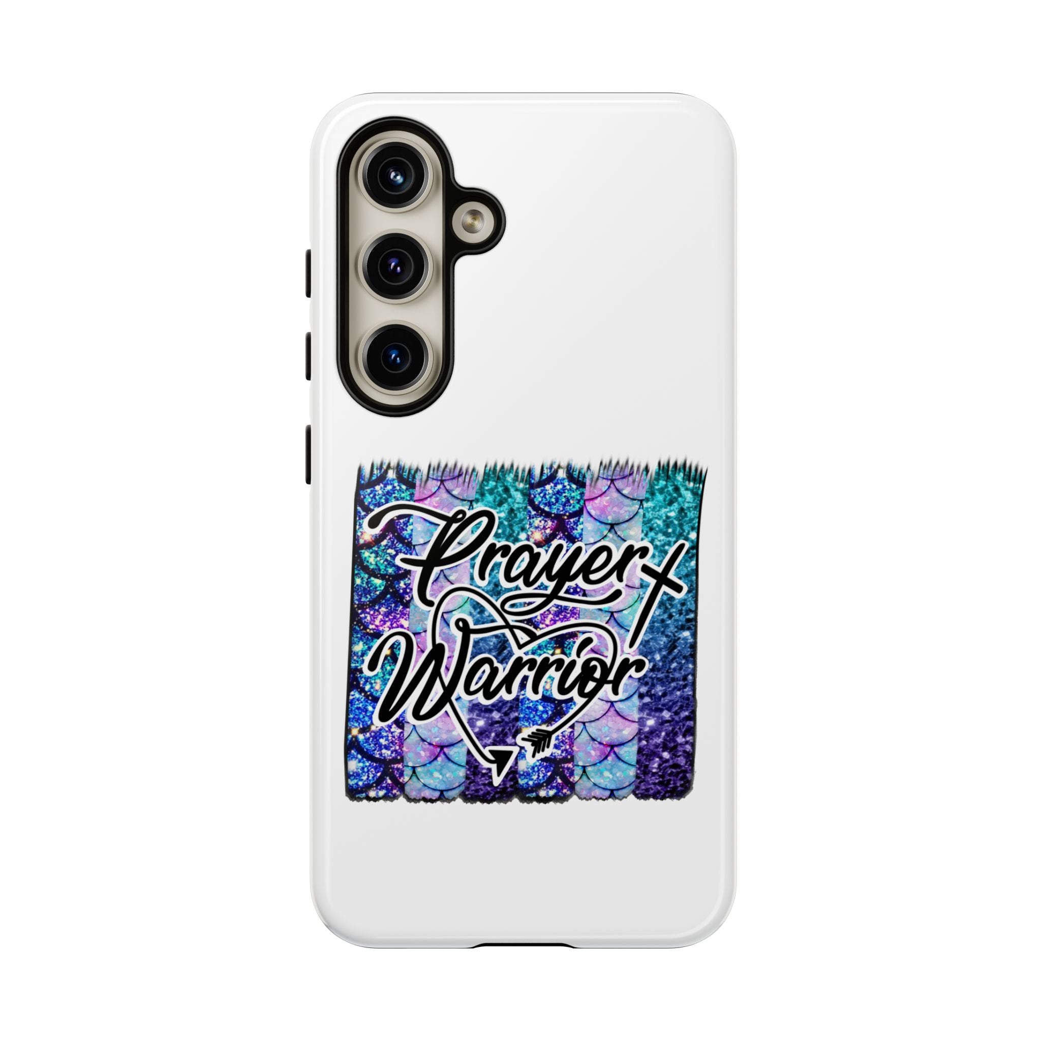 Prayer Warrior Phone Case — Faith-Inspired Tough Protective Cover