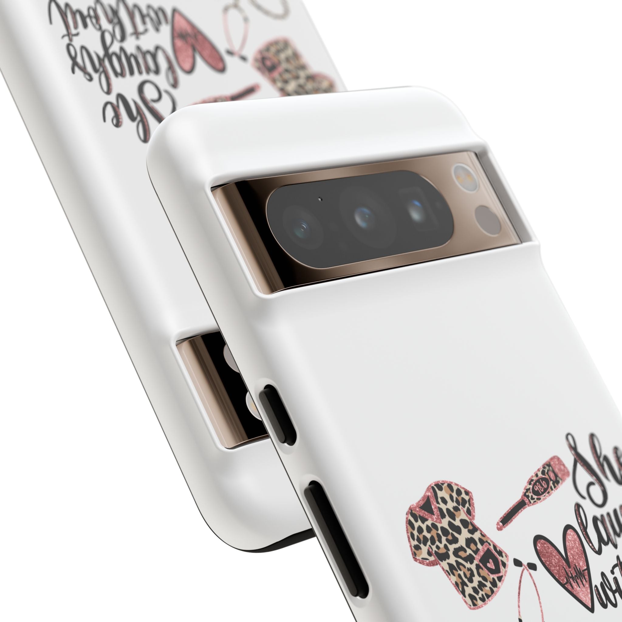 'She Laughs Without Fear' Proverbs 31 Scripture Nurse Tough Phone Case