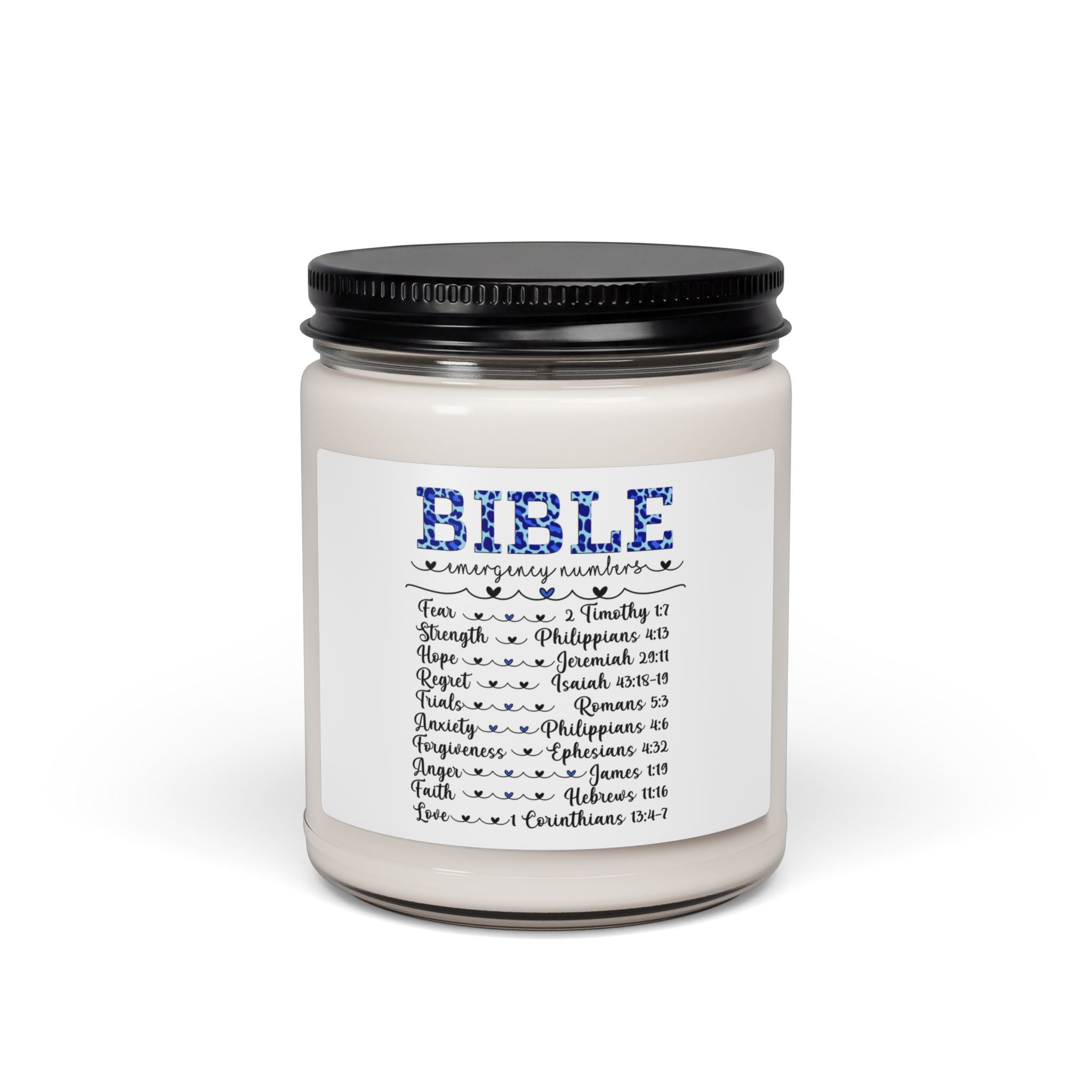 Bible Emergency Scriptures Scented Soy Candle, 9oz