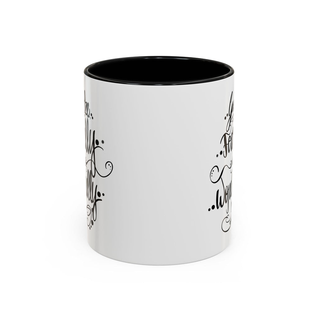 Inspirational Coffee Mug — "You Are Fearfully and Wonderfully Made" Accent Mug