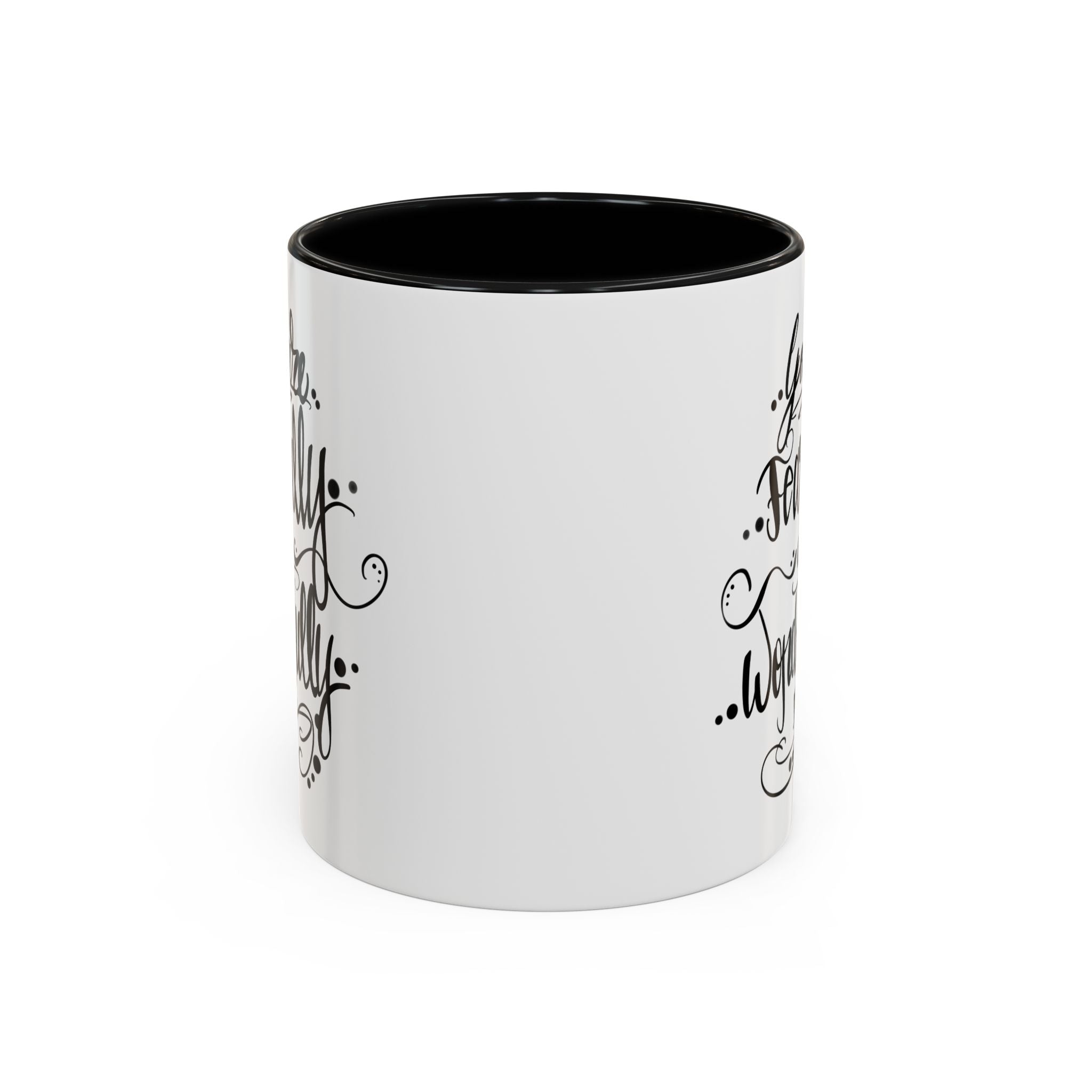 Inspirational Coffee Mug — "You Are Fearfully and Wonderfully Made" Accent Mug