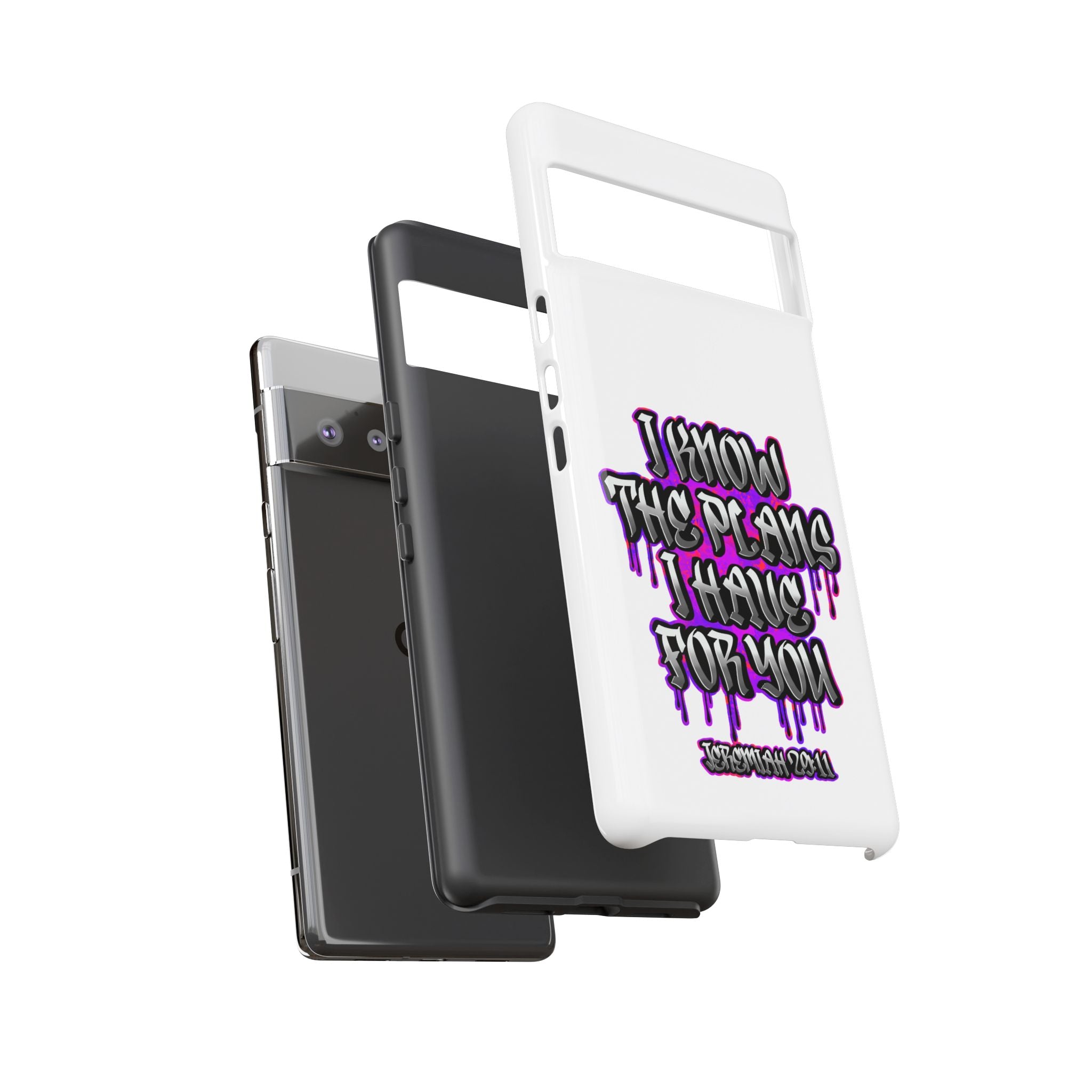 Jeremiah 29:11 Phone Case — "I Know The Plans I Have For You" Christian Bible Verse Protective Case