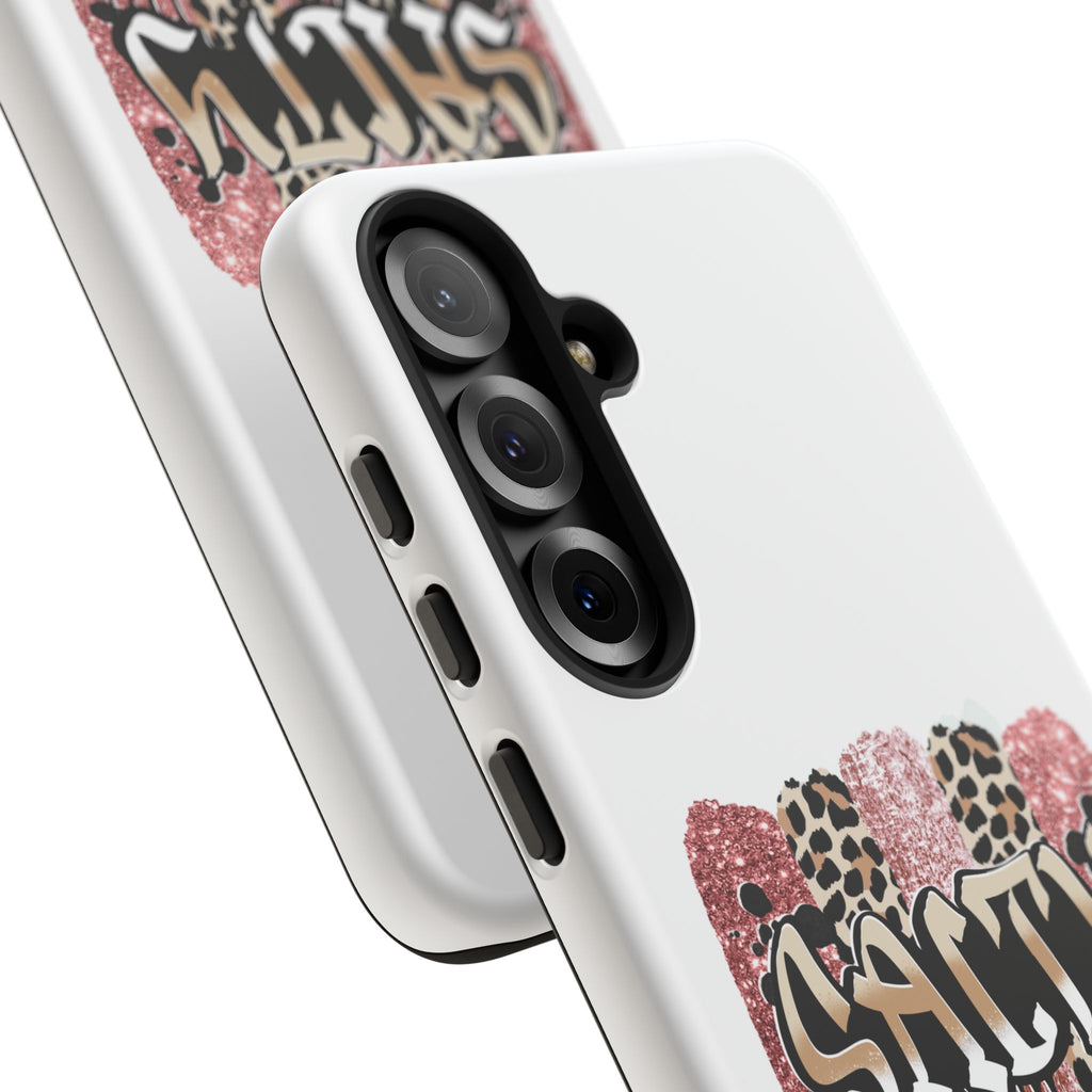 Salty Matthew 5:13 Scripture Leopard Pink Glitter Tough Case — Matthew 5:13 Scripture Phone Cover