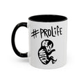 #ProLife Accent Coffee Mug — "Be My Voice" Fetus Design (11/15oz)