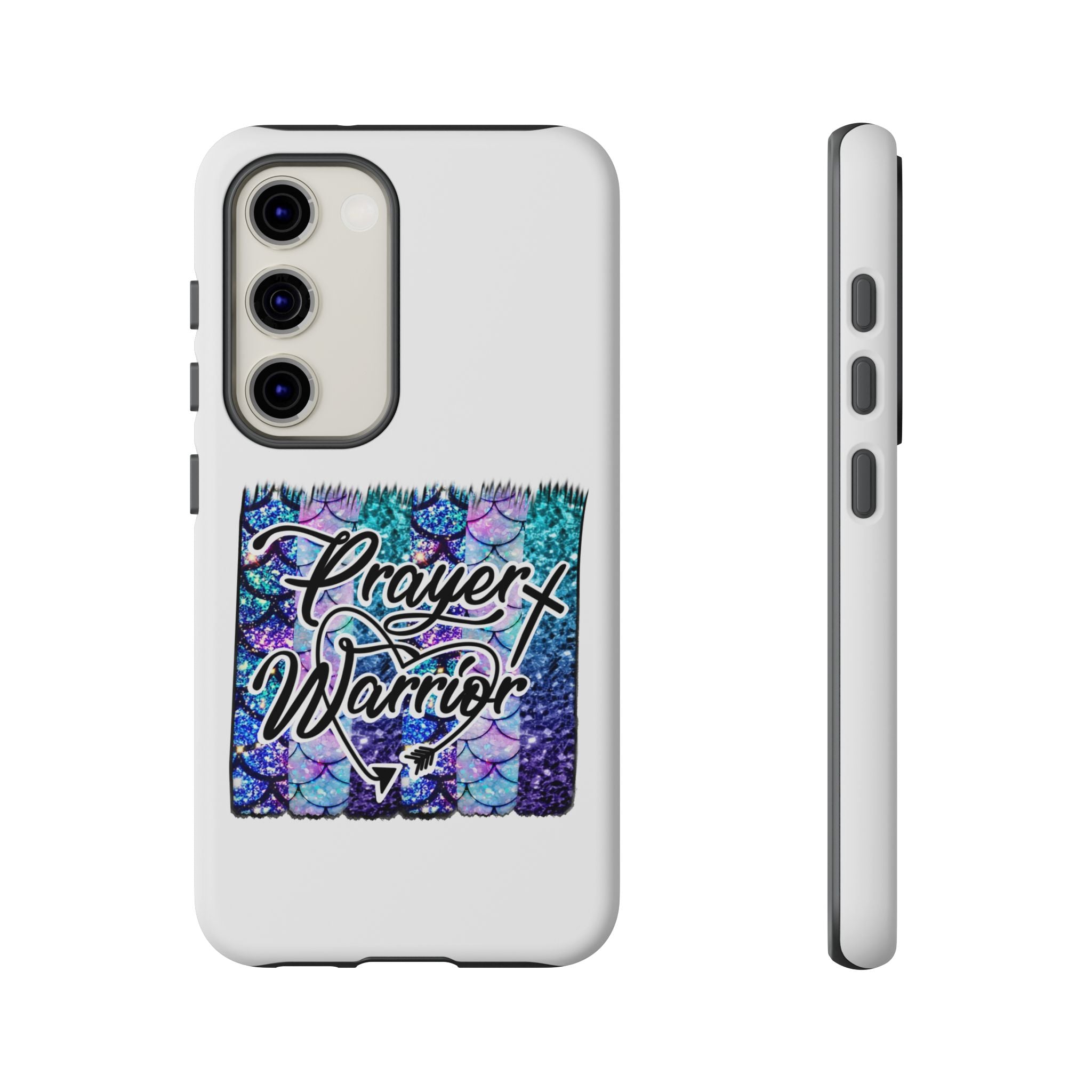 Prayer Warrior Phone Case — Faith-Inspired Tough Protective Cover