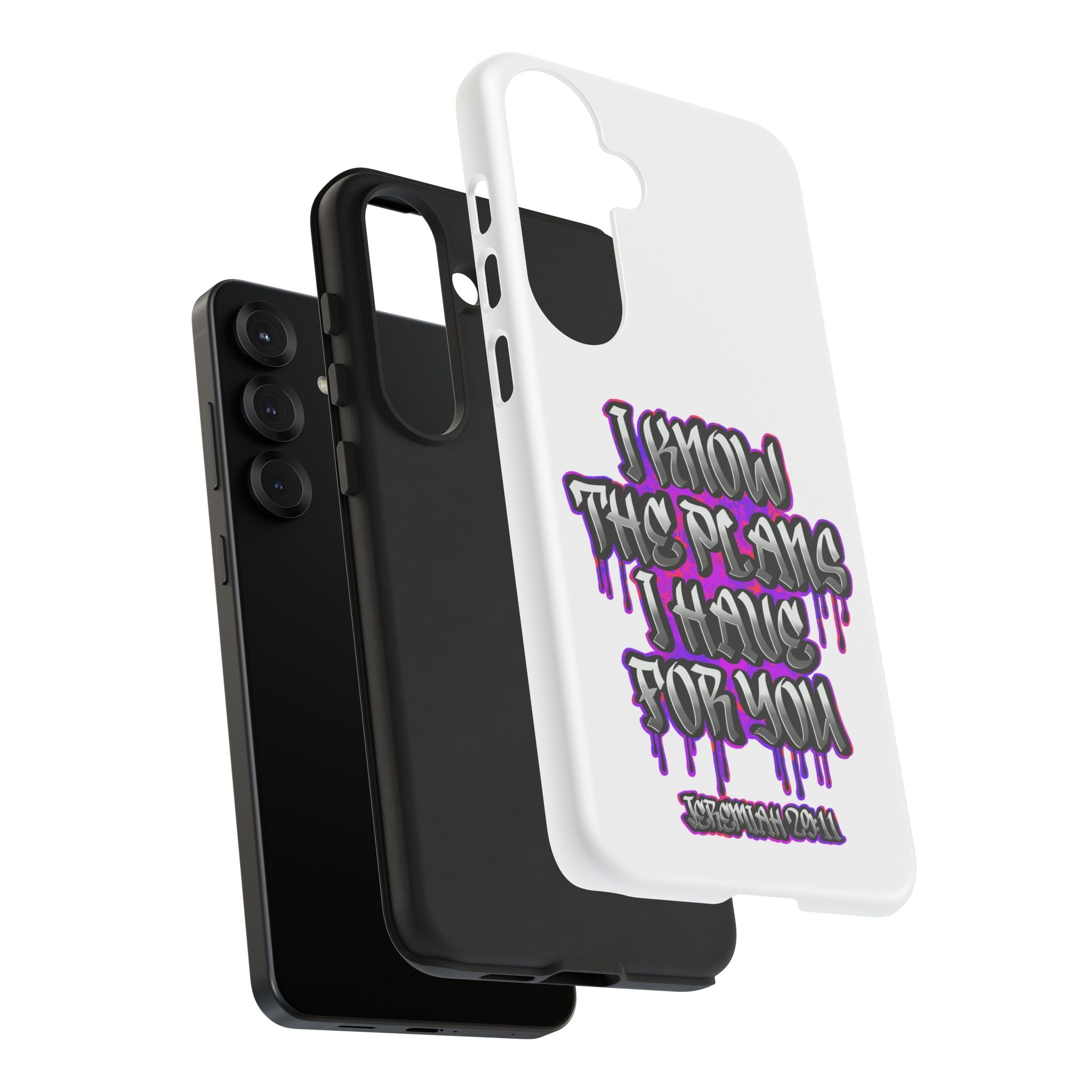 Jeremiah 29:11 Phone Case — "I Know The Plans I Have For You" Christian Bible Verse Protective Case