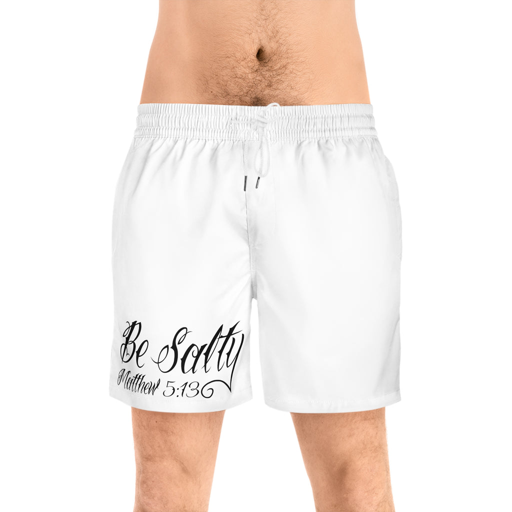 Swim Shorts — "Be Salty" Matthew 5:13 Beach Trunks