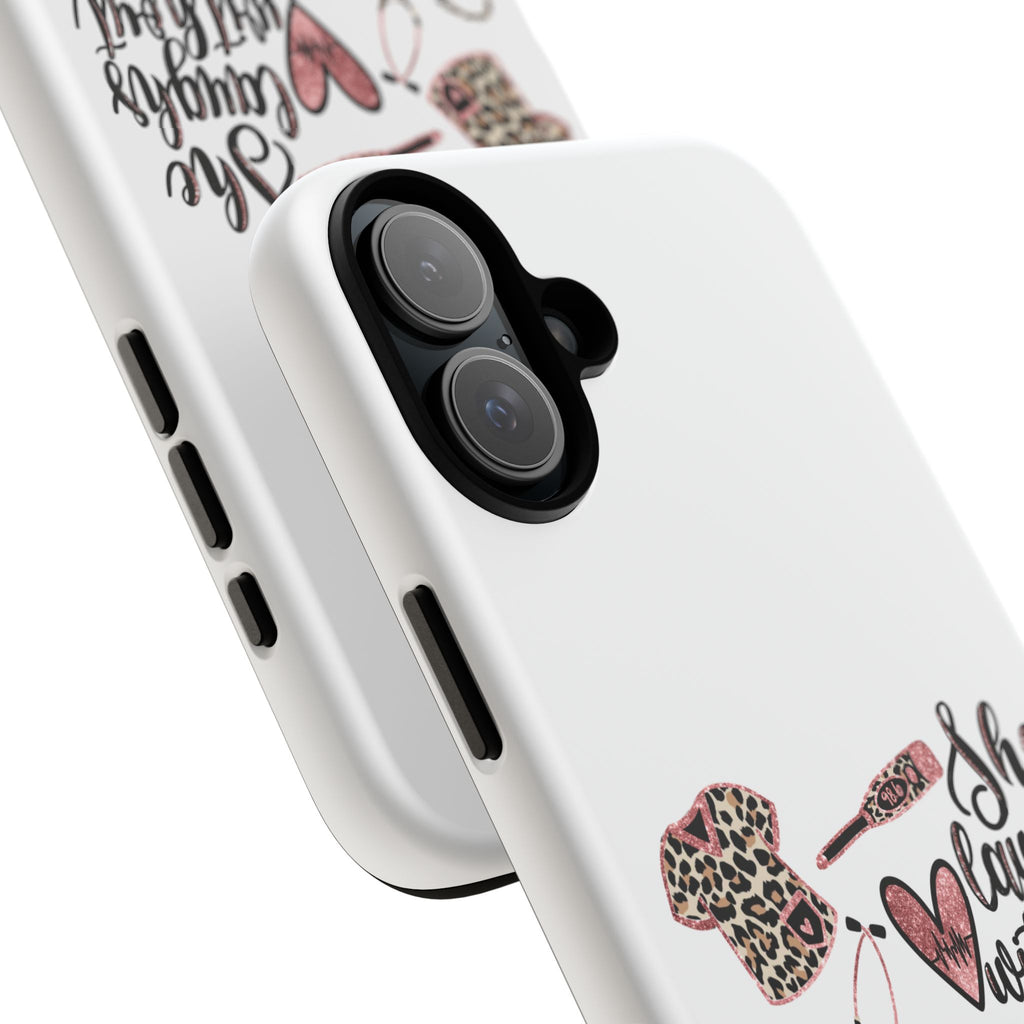 'She Laughs Without Fear' Proverbs 31 Scripture Nurse Tough Phone Case