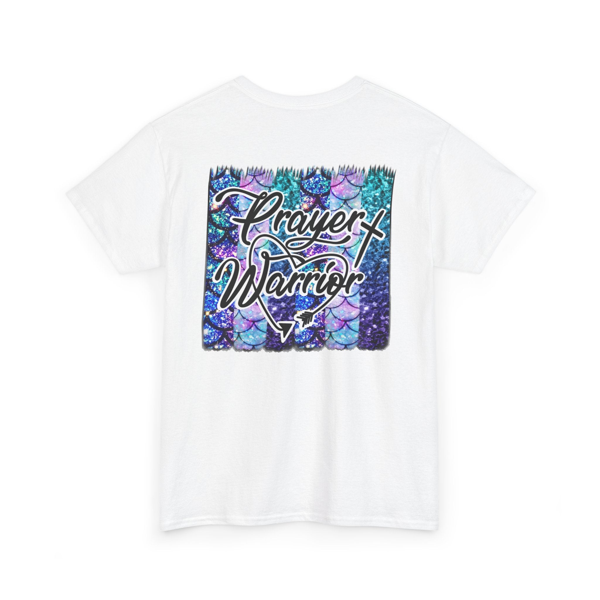 Prayer Warrior T-Shirt — Floral Christian Faith Tee