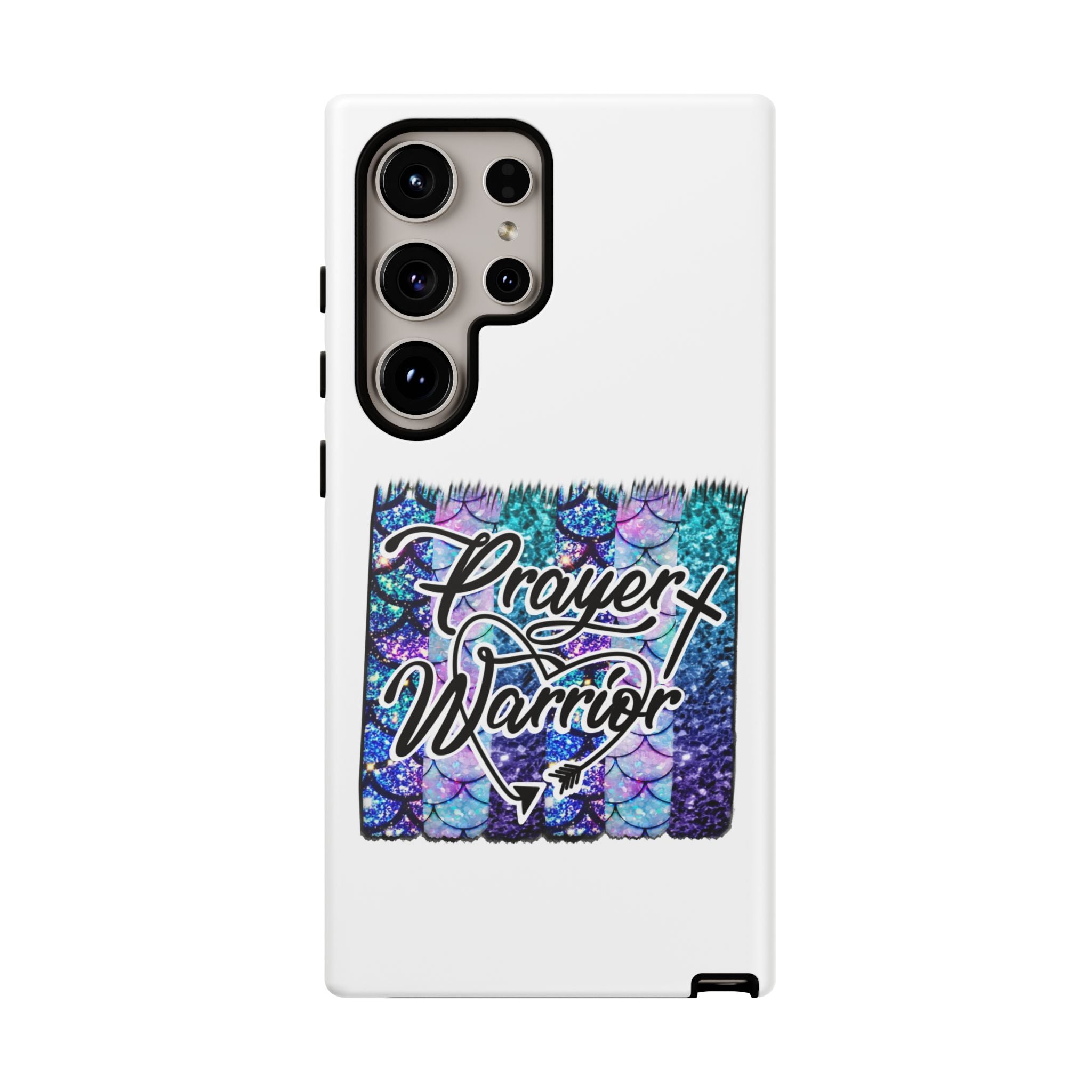 Prayer Warrior Phone Case — Faith-Inspired Tough Protective Cover