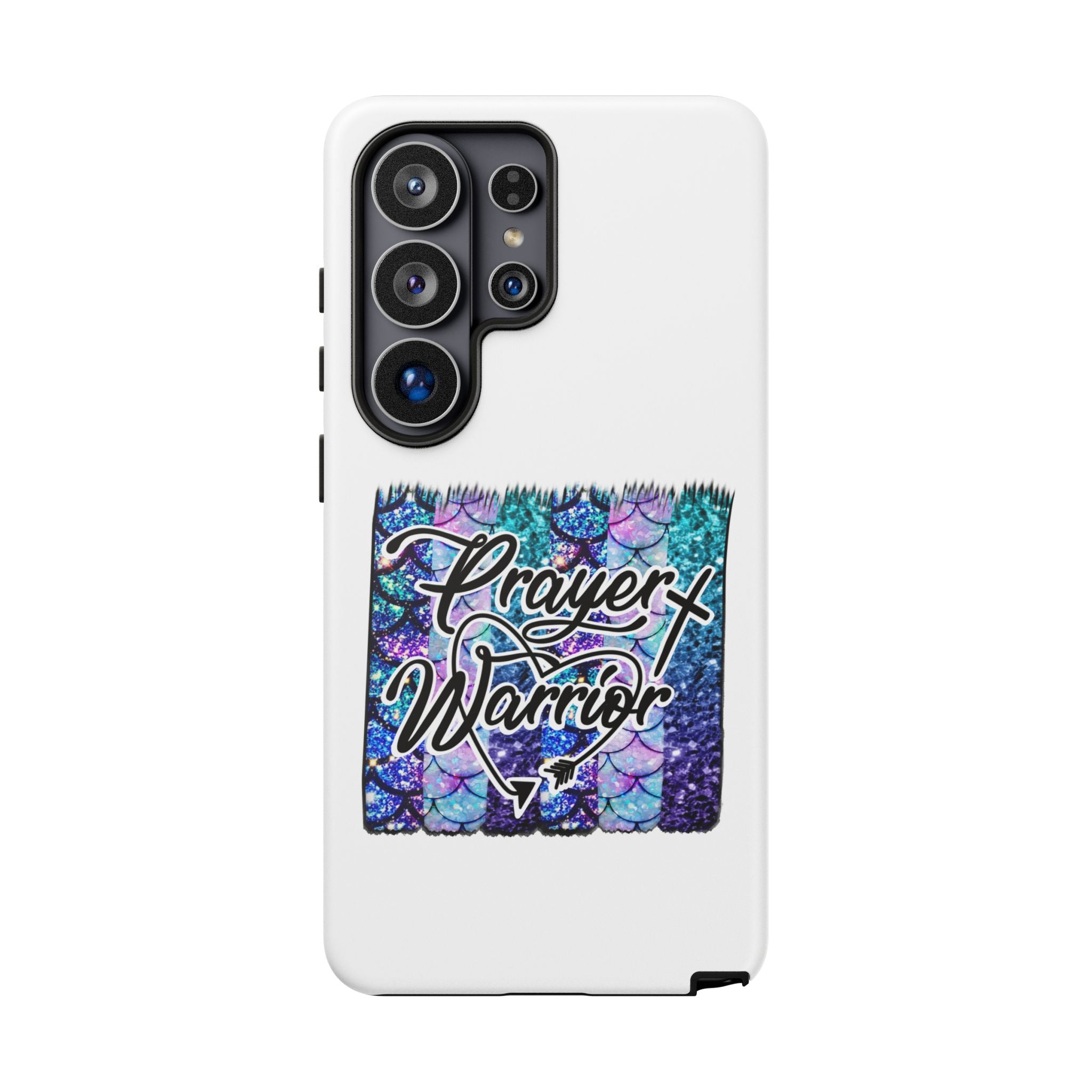 Prayer Warrior Phone Case — Faith-Inspired Tough Protective Cover