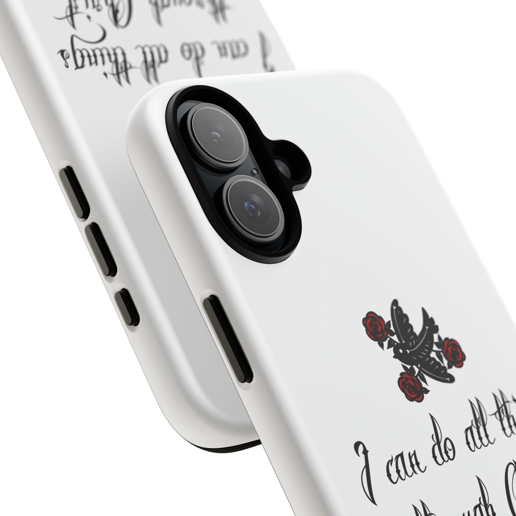 Christian Phone Case — "I can do all things through Christ" (Philippians 4:13)