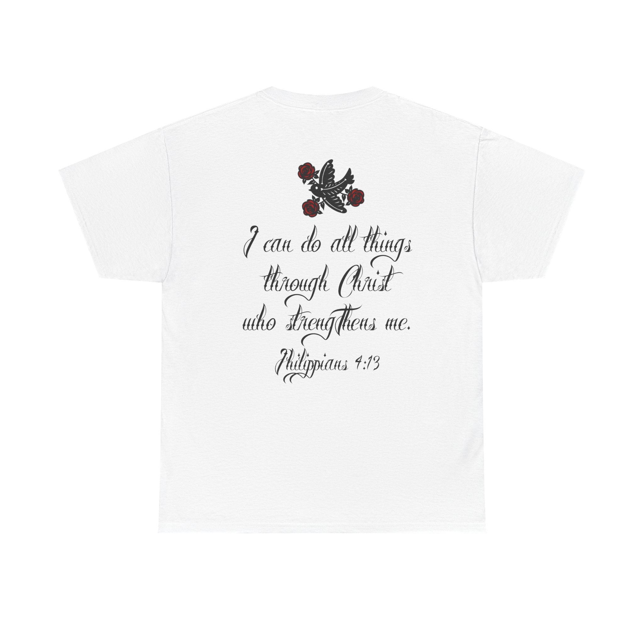 Christian Tee — "I Can Do All Things" Philippians 4:13 Inspirational T‑Shirt