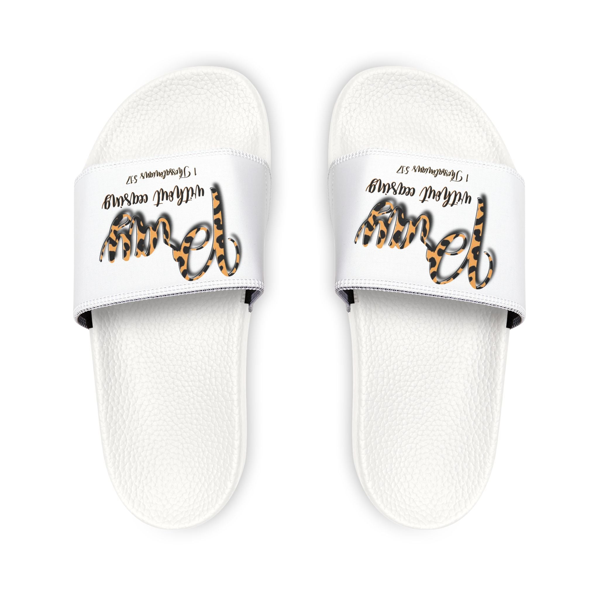 Pray Christian Women's Removable-Strap Sandals